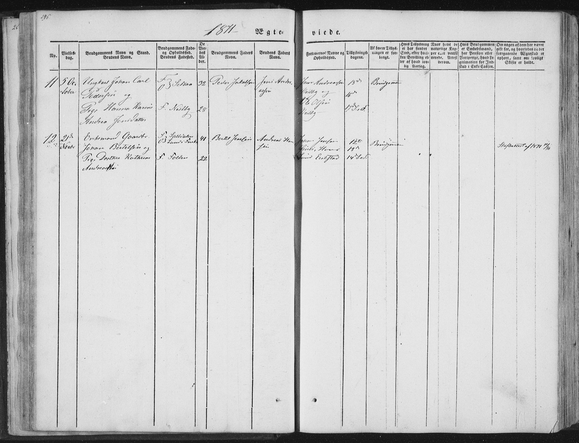 Ministerialprotokoller, klokkerbøker og fødselsregistre - Nordland, AV/SAT-A-1459/847/L0667: Parish register (official) no. 847A07, 1842-1871, p. 296