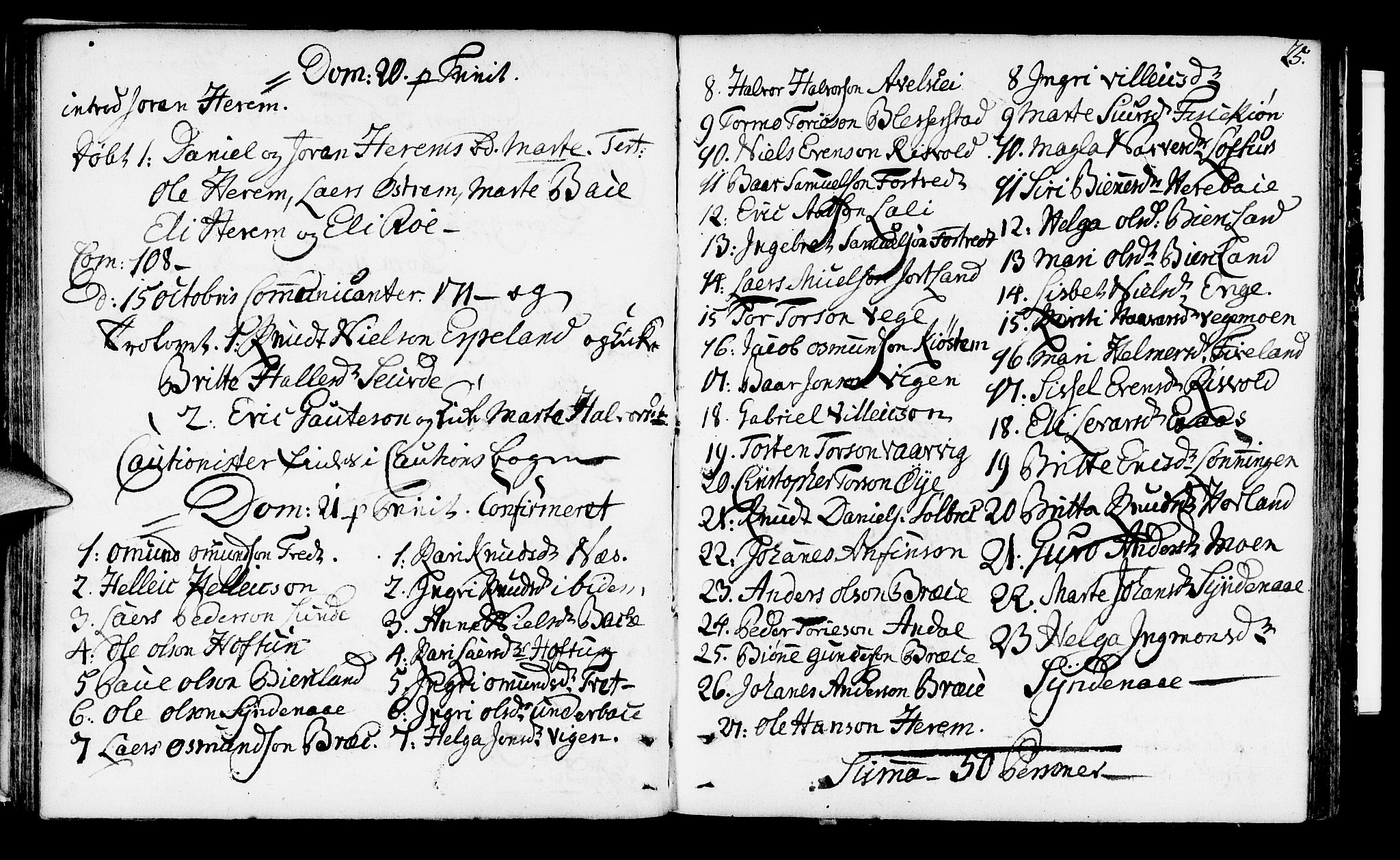 Suldal sokneprestkontor, SAST/A-101845/01/IV/L0002: Parish register (official) no. A 2, 1780-1808, p. 25
