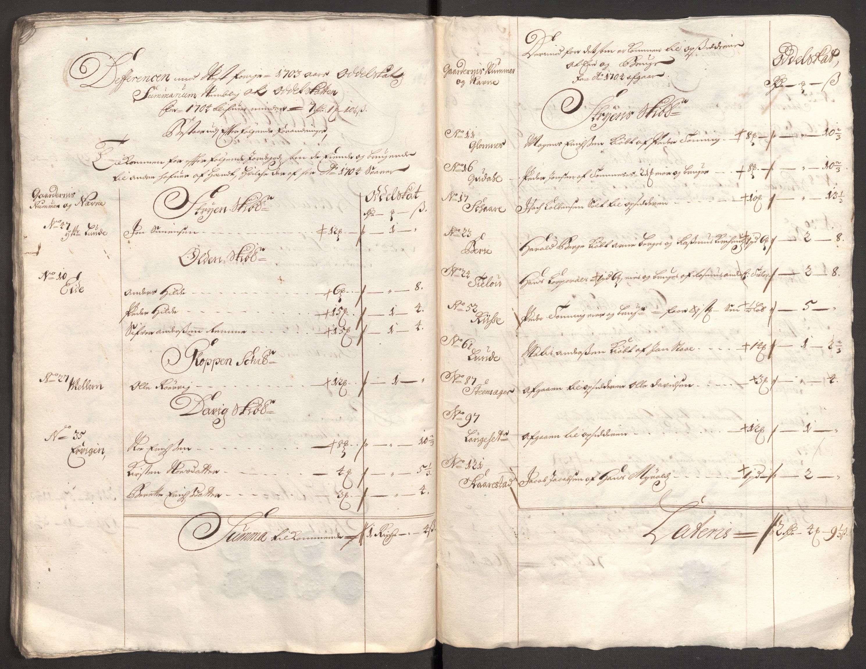 Rentekammeret inntil 1814, Reviderte regnskaper, Fogderegnskap, AV/RA-EA-4092/R53/L3428: Fogderegnskap Sunn- og Nordfjord, 1704, p. 212