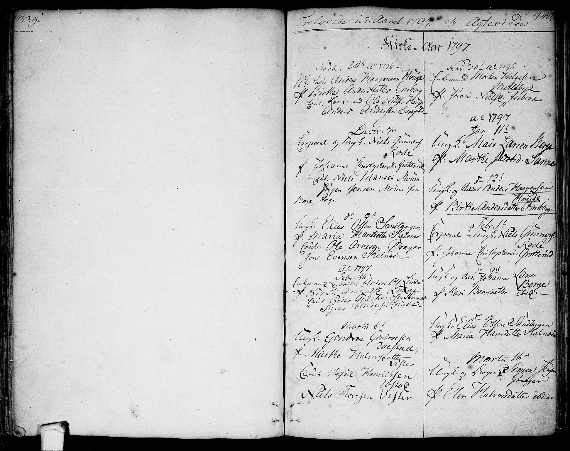 Tune prestekontor Kirkebøker, SAO/A-2007/F/Fa/L0004: Parish register (official) no. 4, 1797-1815, p. 339-340