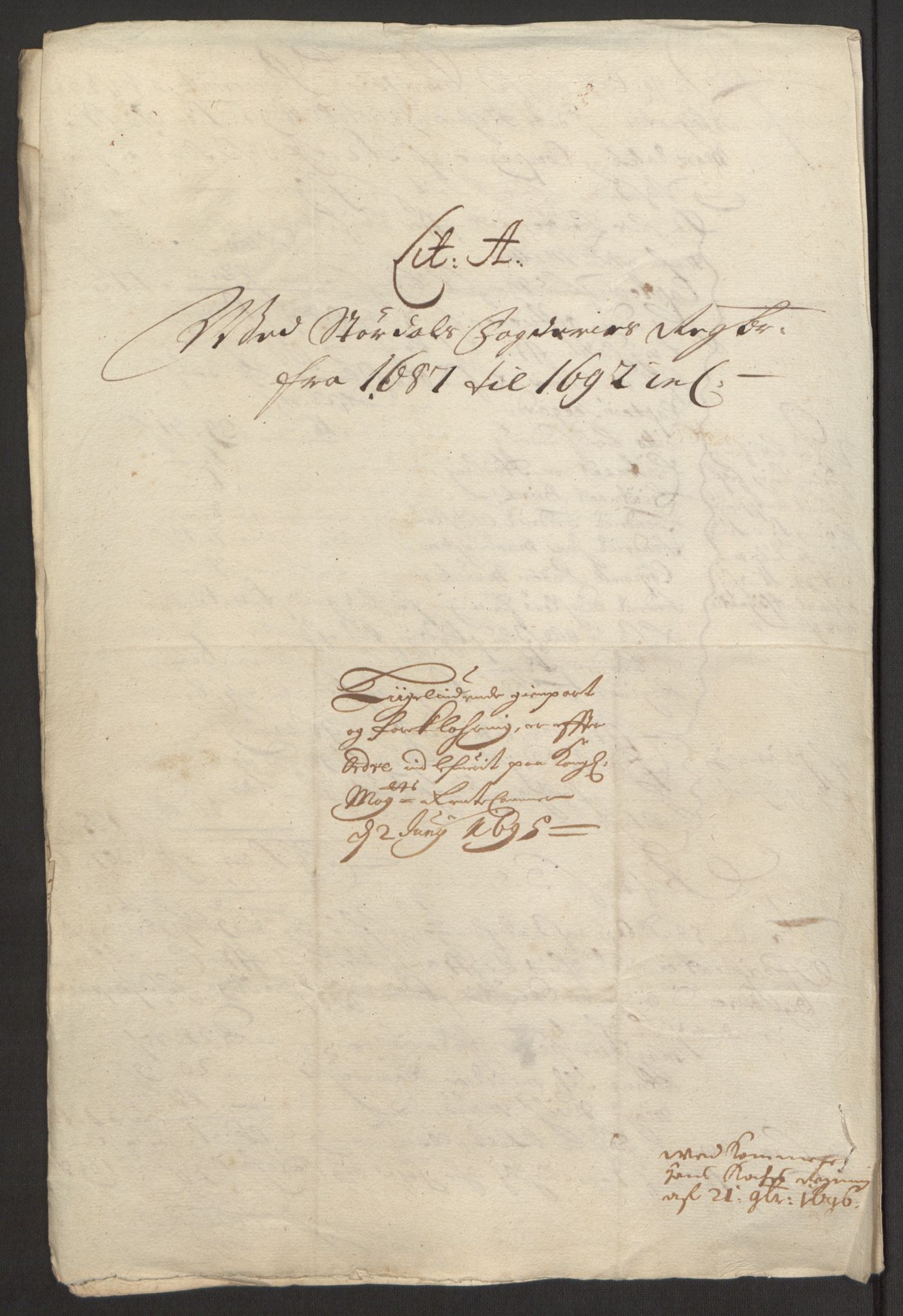 Rentekammeret inntil 1814, Reviderte regnskaper, Fogderegnskap, AV/RA-EA-4092/R62/L4185: Fogderegnskap Stjørdal og Verdal, 1692, p. 408