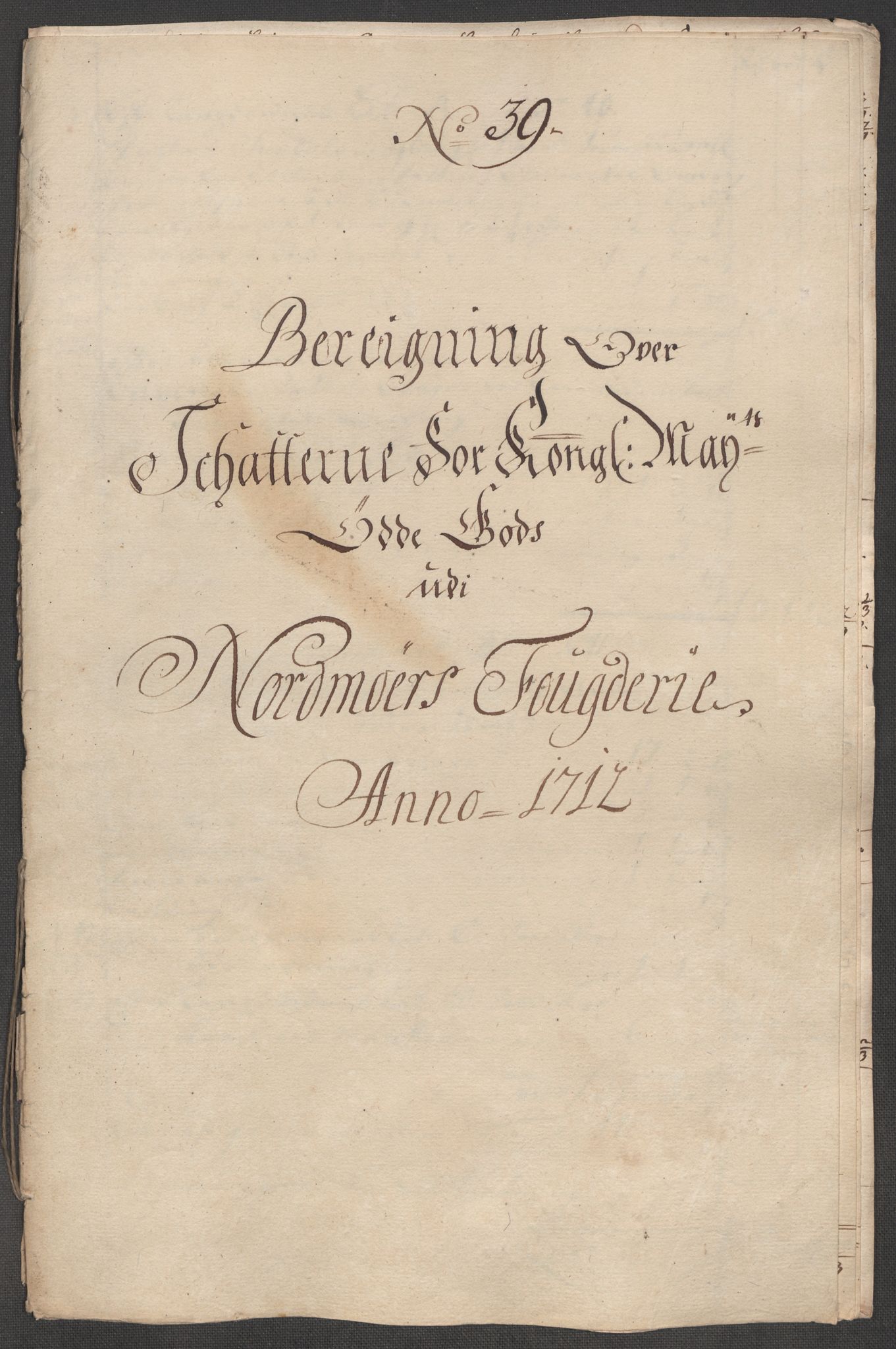 Rentekammeret inntil 1814, Reviderte regnskaper, Fogderegnskap, RA/EA-4092/R56/L3746: Fogderegnskap Nordmøre, 1712, p. 169