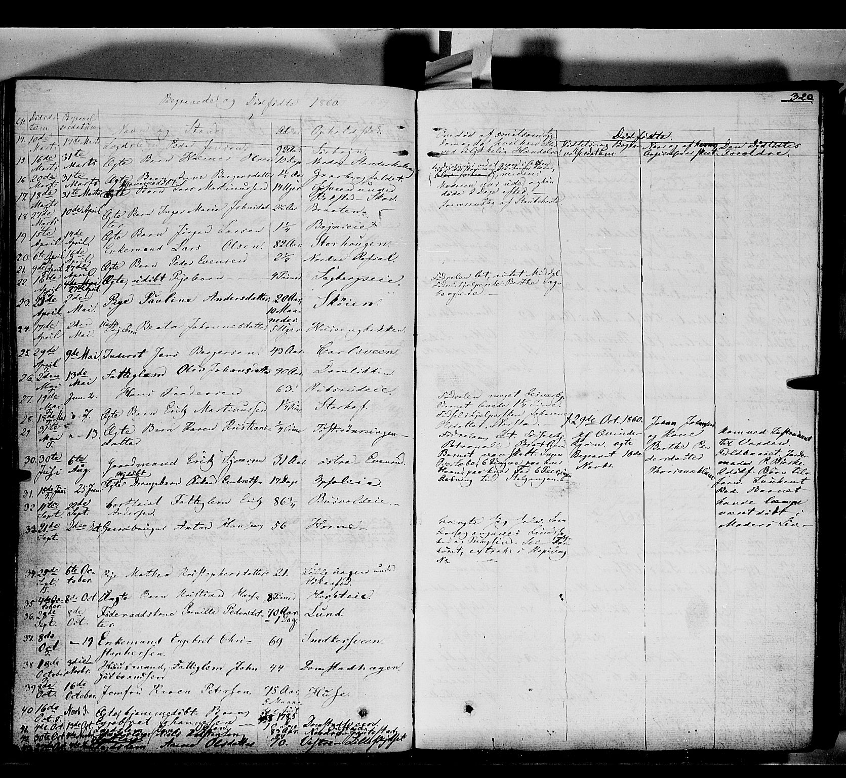 Romedal prestekontor, AV/SAH-PREST-004/K/L0004: Parish register (official) no. 4, 1847-1861, p. 320