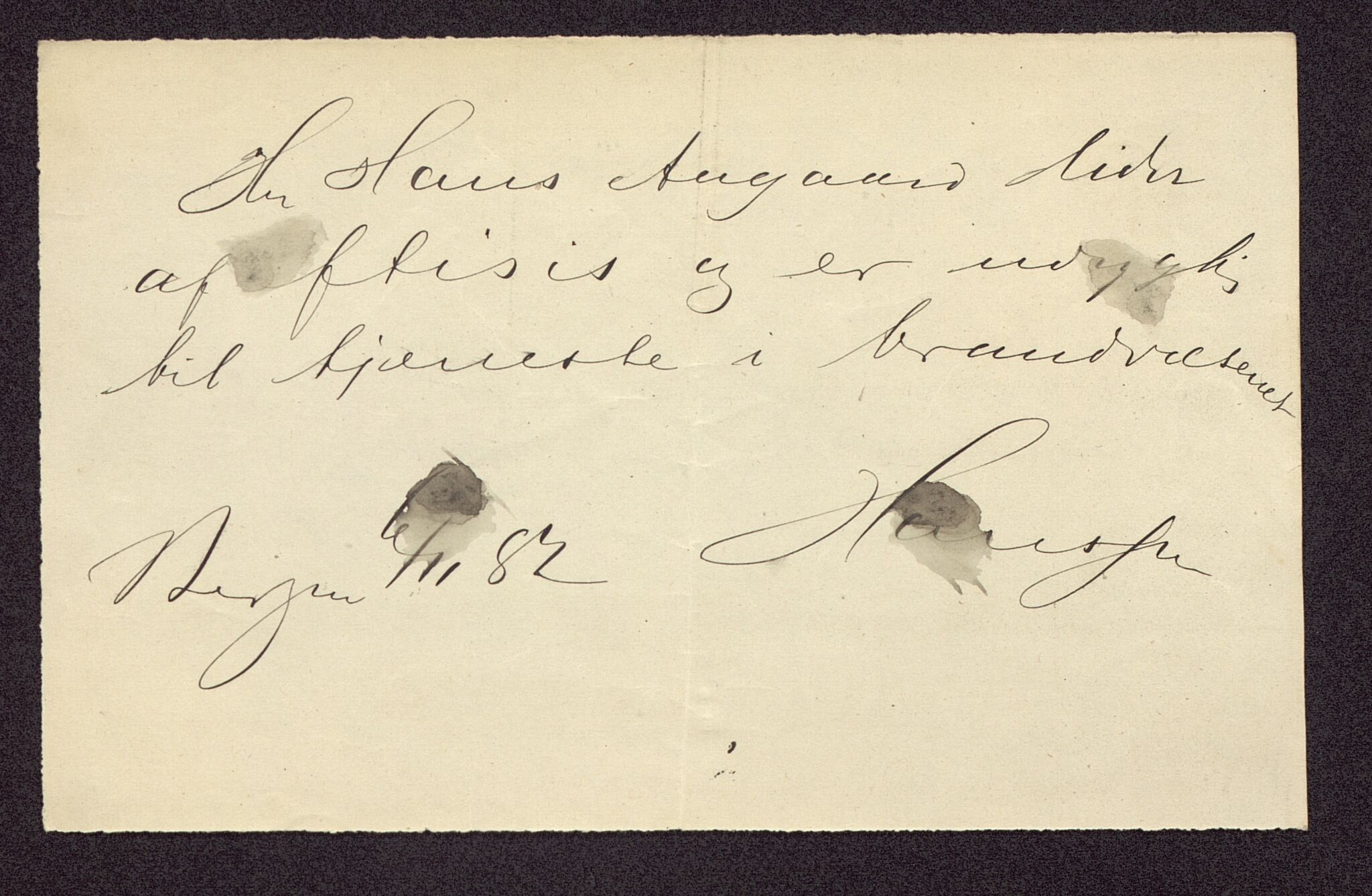 Bergen kommune. Brannvesenet (1863-1971), BBA/A-1181/P/Pc/L0007: Ruller, 1863-1883