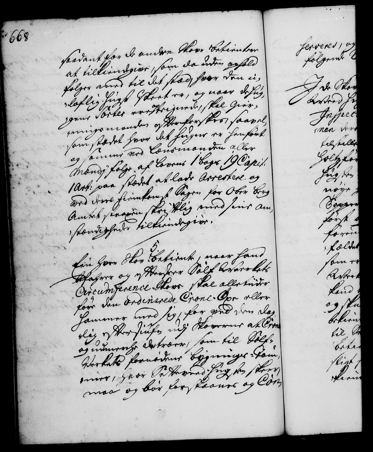 Rentekammeret, Kammerkanselliet, RA/EA-3111/G/Gg/Ggi/L0001: Norsk instruksjonsprotokoll med register (merket RK 53.34), 1720-1729, p. 668