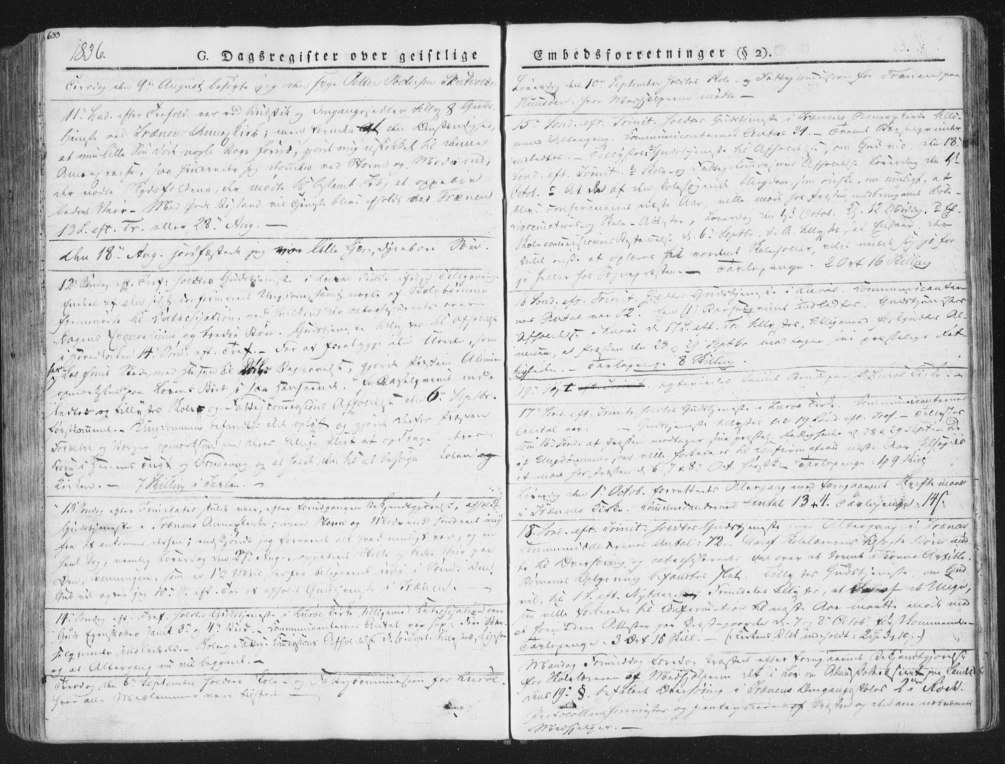 Ministerialprotokoller, klokkerbøker og fødselsregistre - Nordland, AV/SAT-A-1459/839/L0566: Parish register (official) no. 839A03, 1825-1862, p. 633