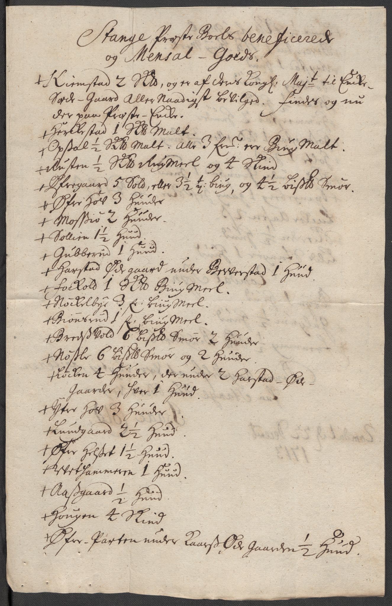 Rentekammeret inntil 1814, Reviderte regnskaper, Fogderegnskap, AV/RA-EA-4092/R16/L1050: Fogderegnskap Hedmark, 1713, p. 231