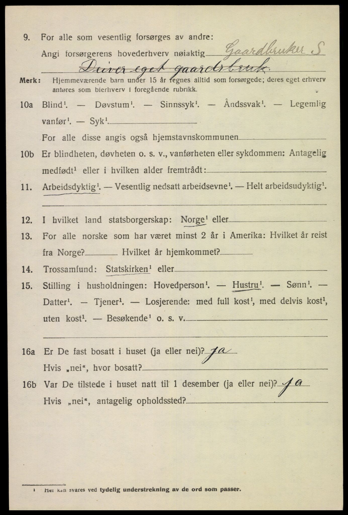 SAK, 1920 census for Kvås, 1920, p. 673
