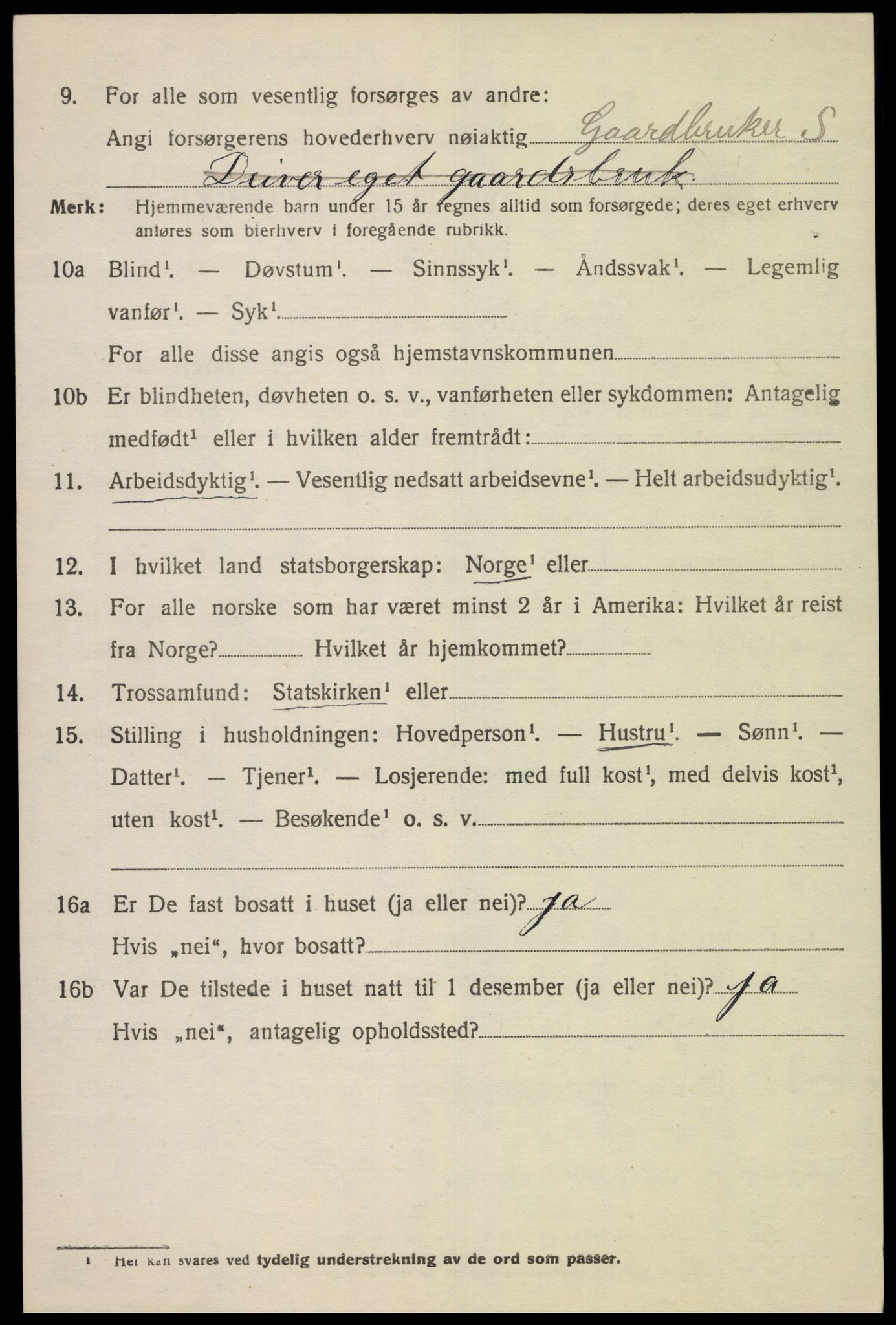 SAK, 1920 census for Kvås, 1920, p. 673