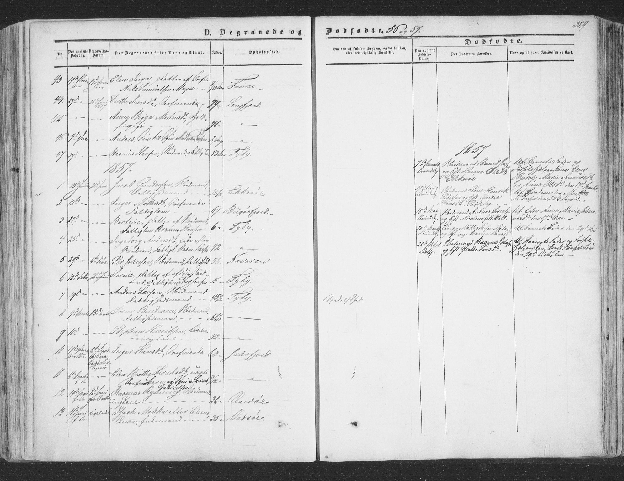 Vadsø sokneprestkontor, SATØ/S-1325/H/Ha/L0004kirke: Parish register (official) no. 4, 1854-1880, p. 329