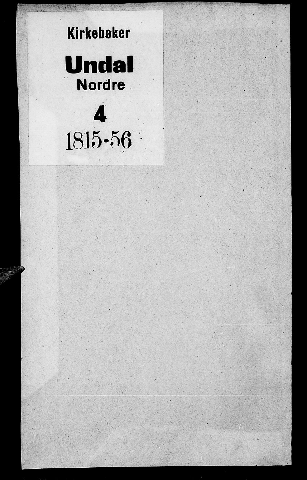 Nord-Audnedal sokneprestkontor, AV/SAK-1111-0032/F/Fb/Fba/L0001: Parish register (copy) no. B 1, 1815-1856