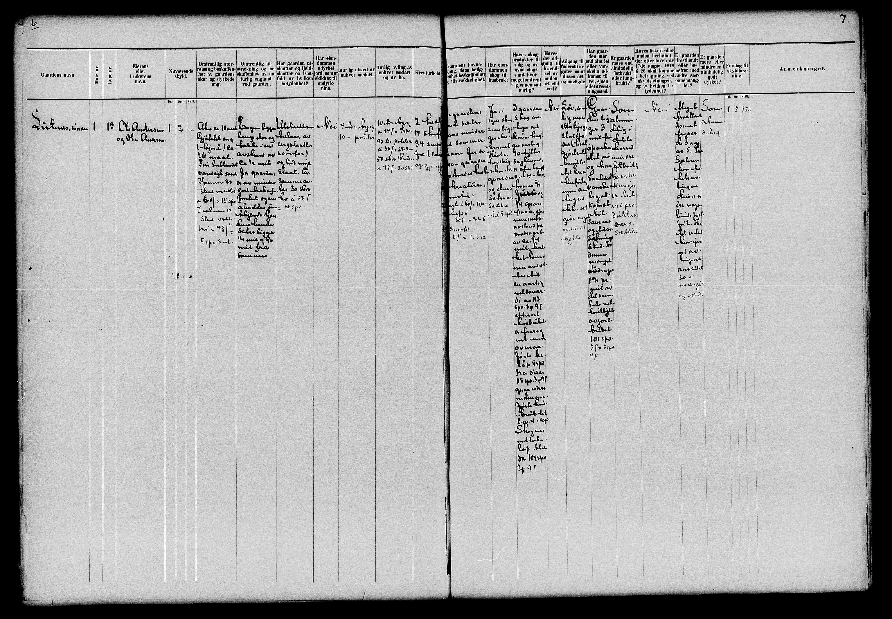 Matrikkelrevisjonen av 1863, AV/RA-S-1530/F/Fe/L0059: Trysil, 1863