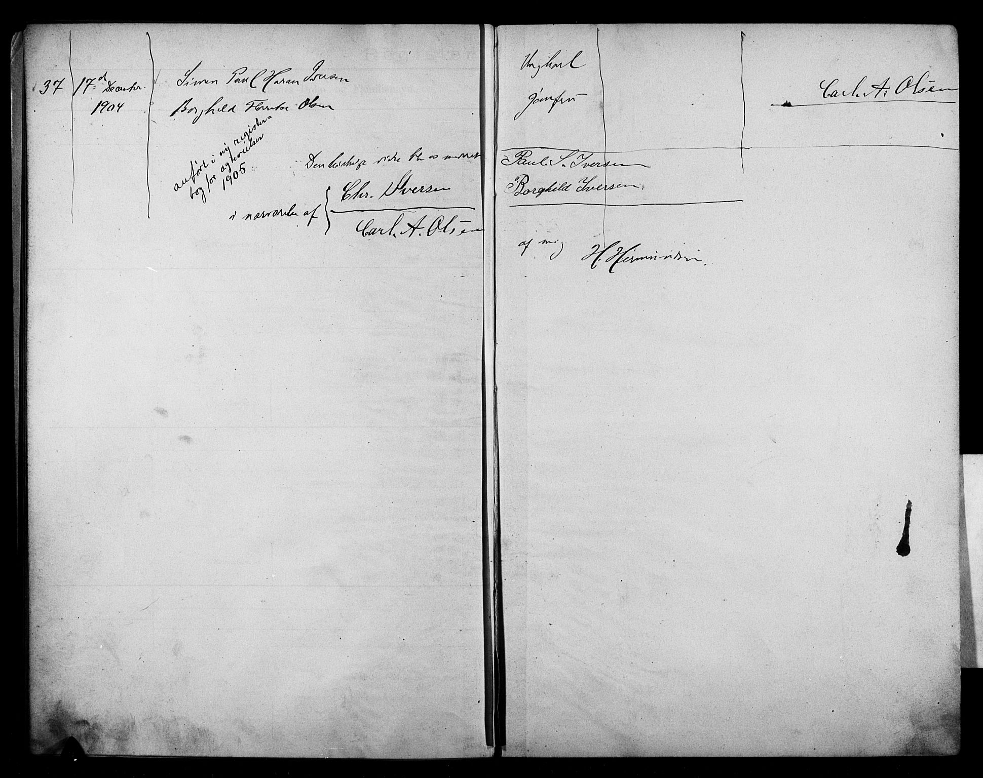 Den katolsk apostoliske menighet i Oslo , AV/SAO-PAO-0214/F/Fb/L0002: Dissenter register no. 2, 1894-1919