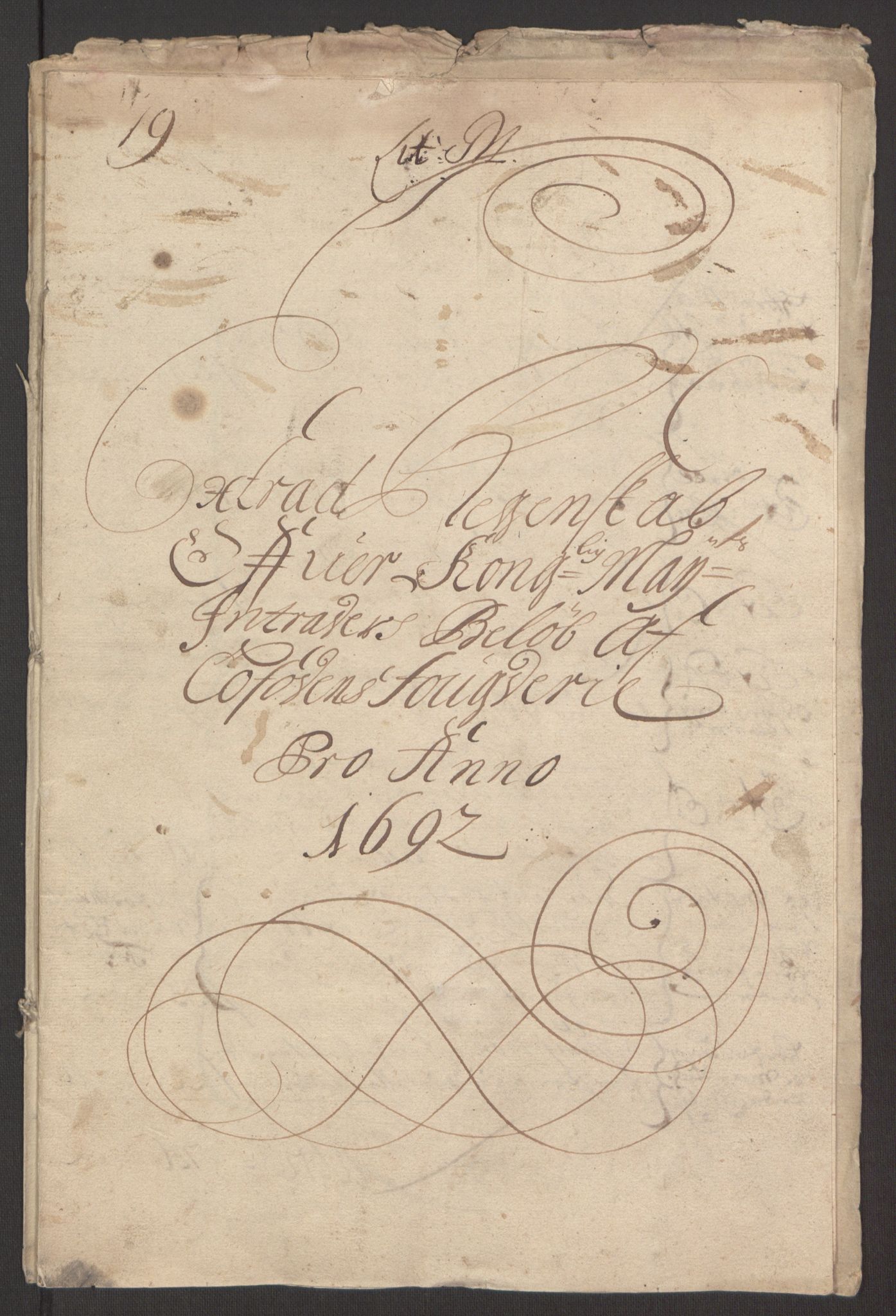 Rentekammeret inntil 1814, Reviderte regnskaper, Fogderegnskap, RA/EA-4092/R67/L4675: Fogderegnskap Vesterålen, Andenes og Lofoten, 1691-1693, p. 111