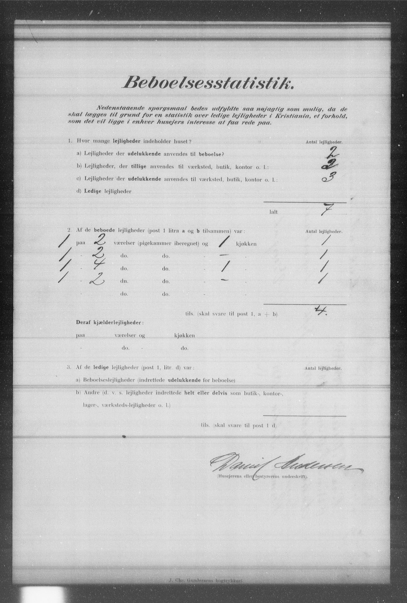 OBA, Municipal Census 1902 for Kristiania, 1902, p. 15034