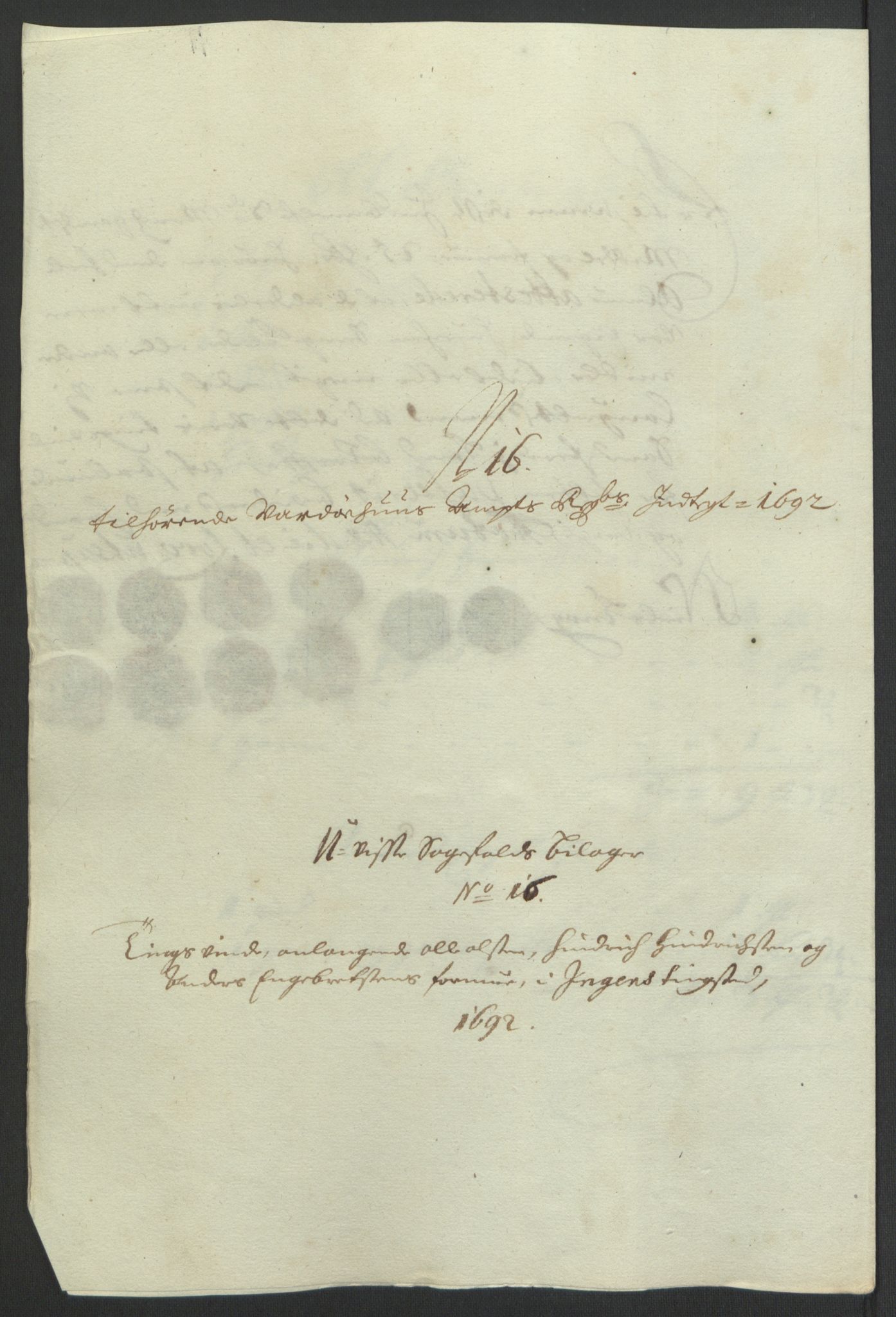 Rentekammeret inntil 1814, Reviderte regnskaper, Fogderegnskap, AV/RA-EA-4092/R69/L4851: Fogderegnskap Finnmark/Vardøhus, 1691-1700, p. 210