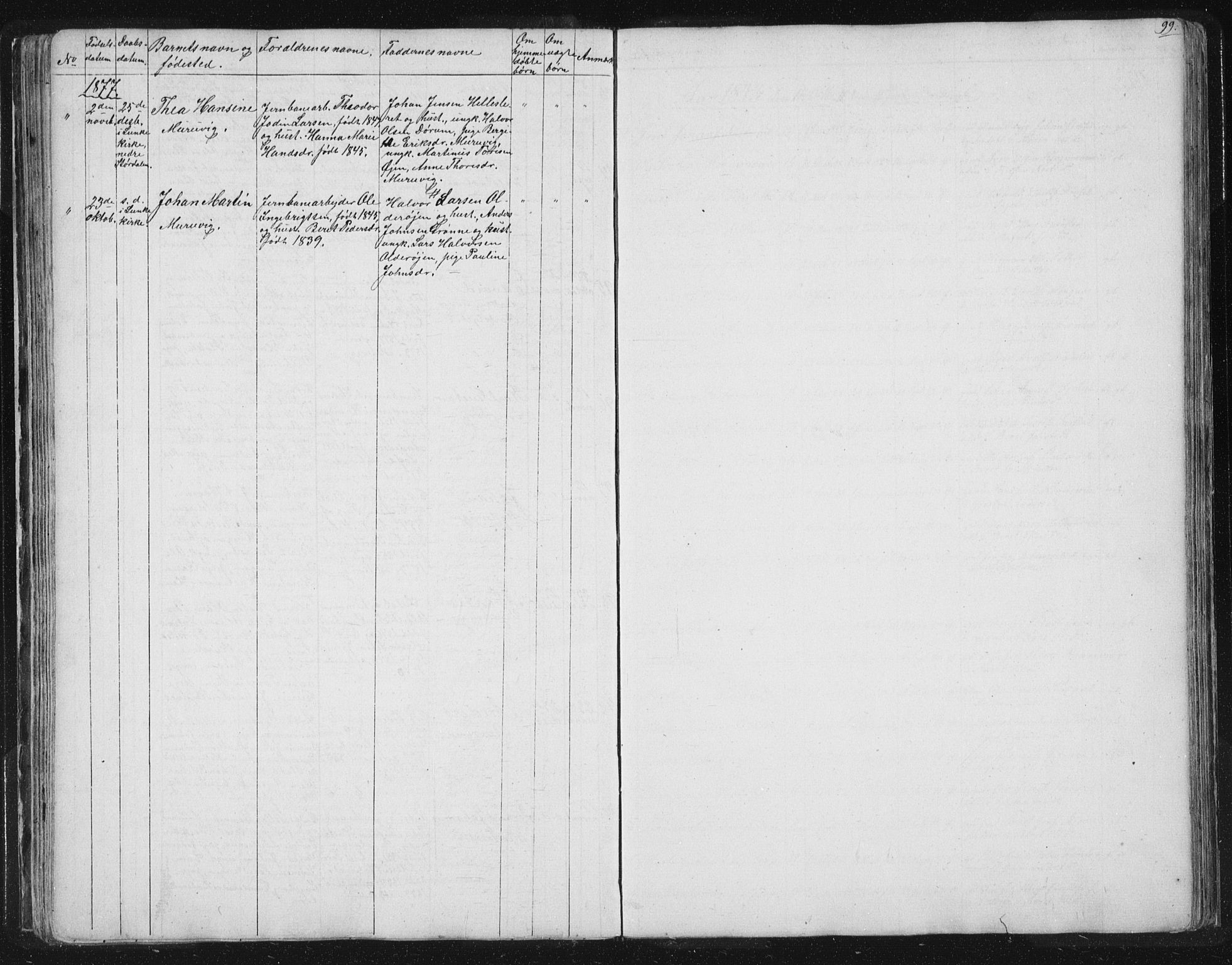 Ministerialprotokoller, klokkerbøker og fødselsregistre - Sør-Trøndelag, SAT/A-1456/616/L0406: Parish register (official) no. 616A03, 1843-1879, p. 99