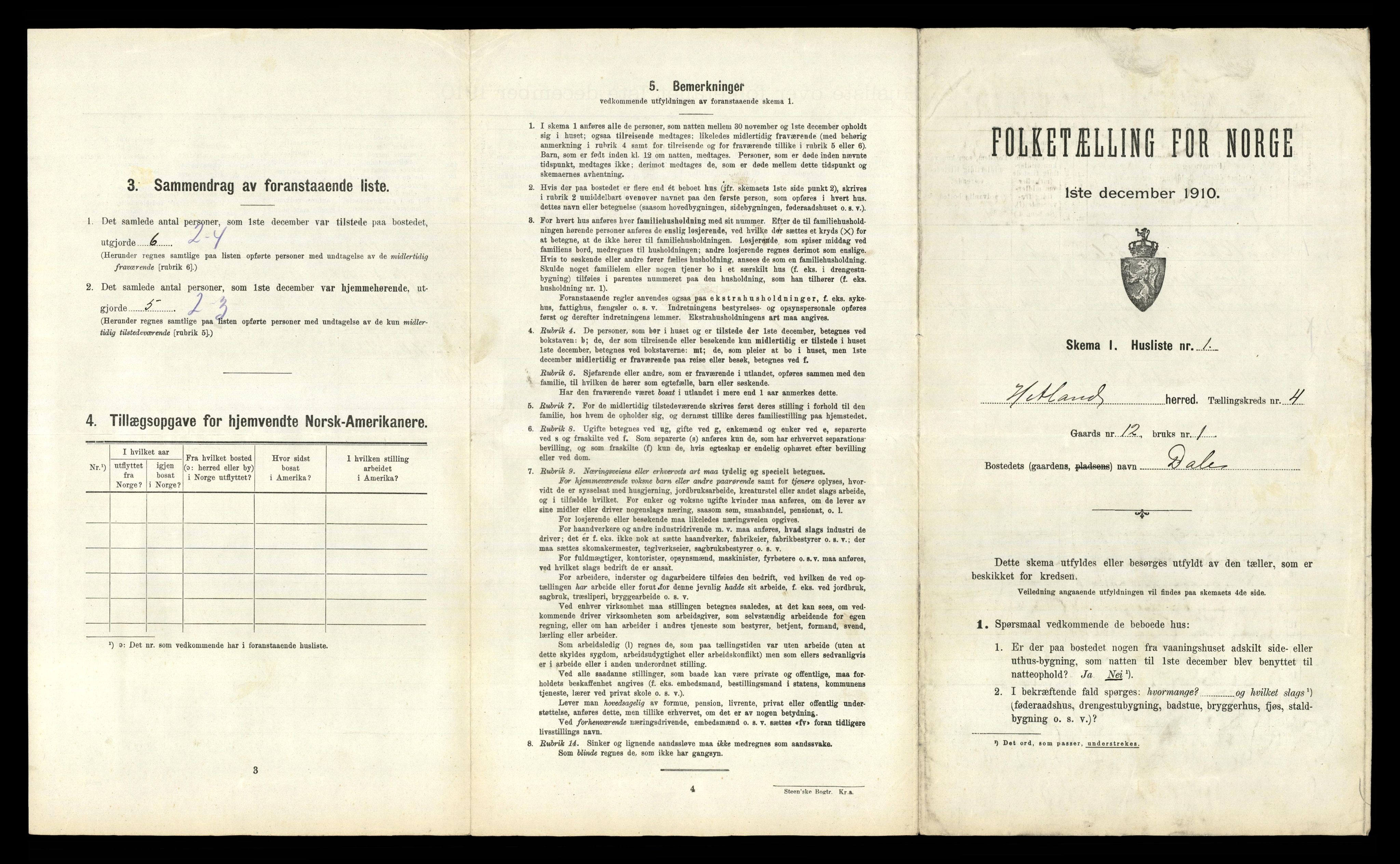 RA, 1910 census for Hetland, 1910, p. 631