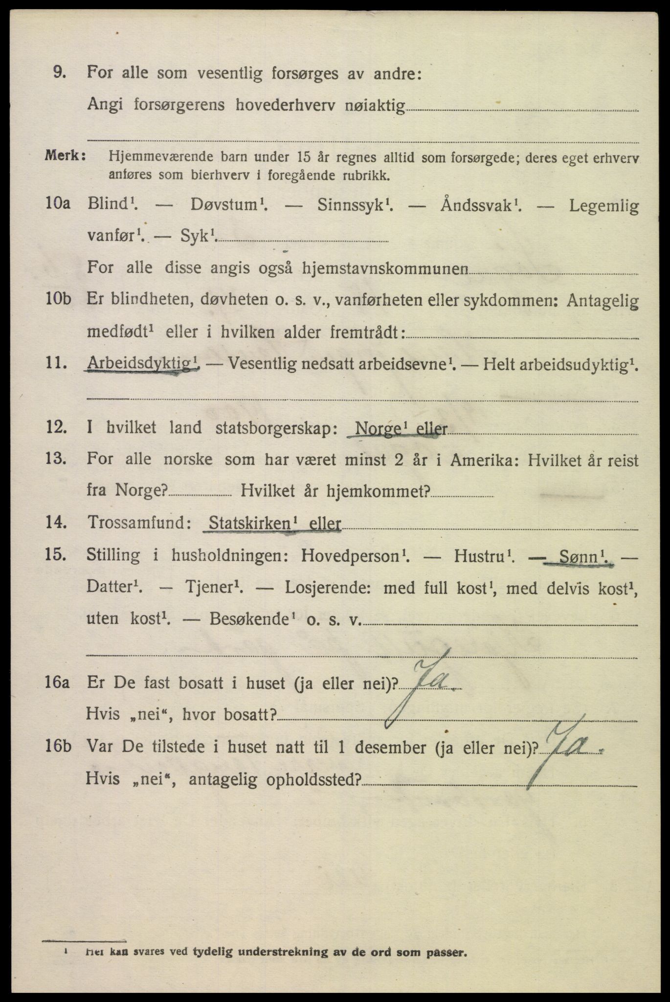 SAK, 1920 census for Søgne, 1920, p. 4788