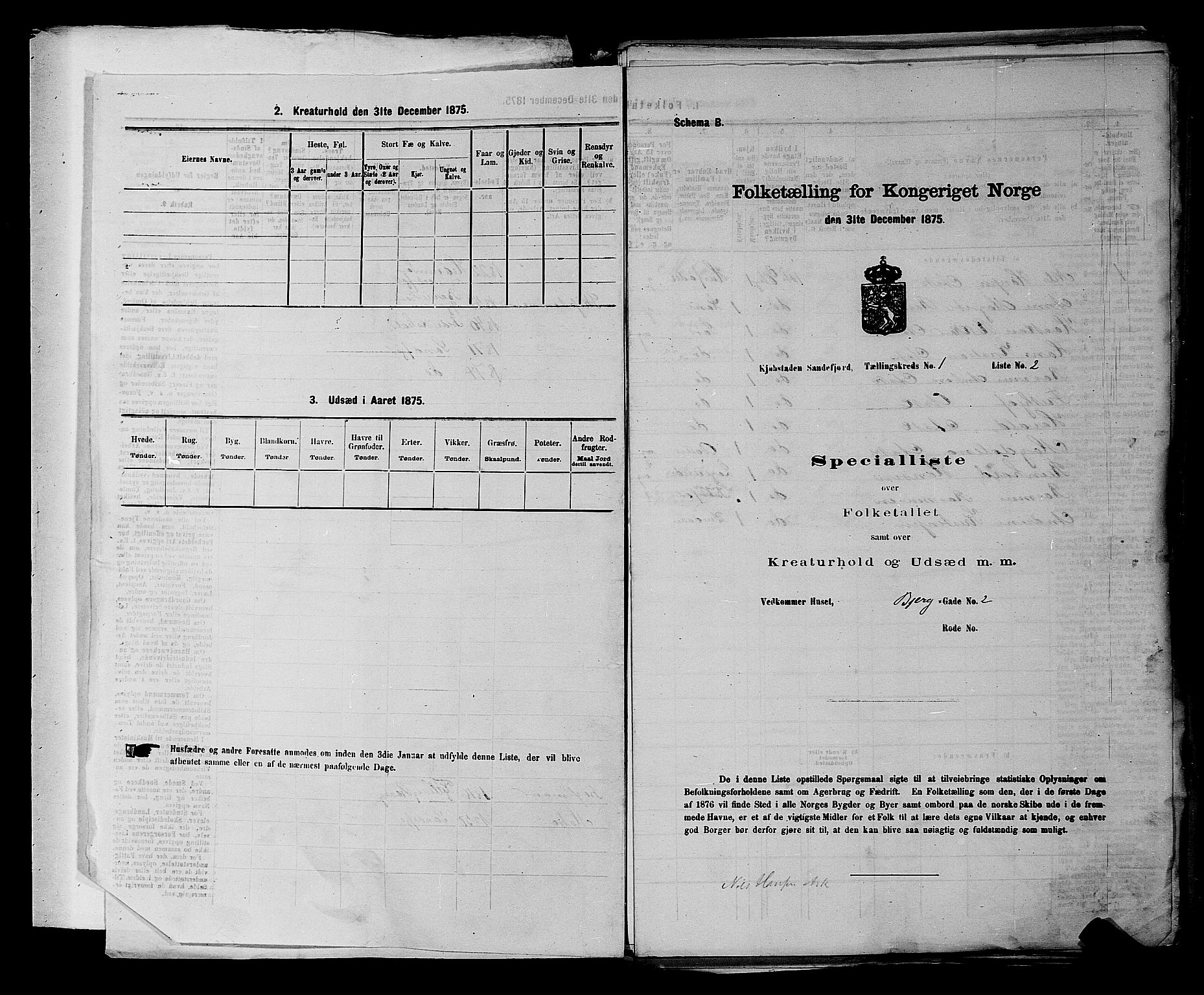 SAKO, 1875 census for 0706B Sandeherred/Sandefjord, 1875, p. 18