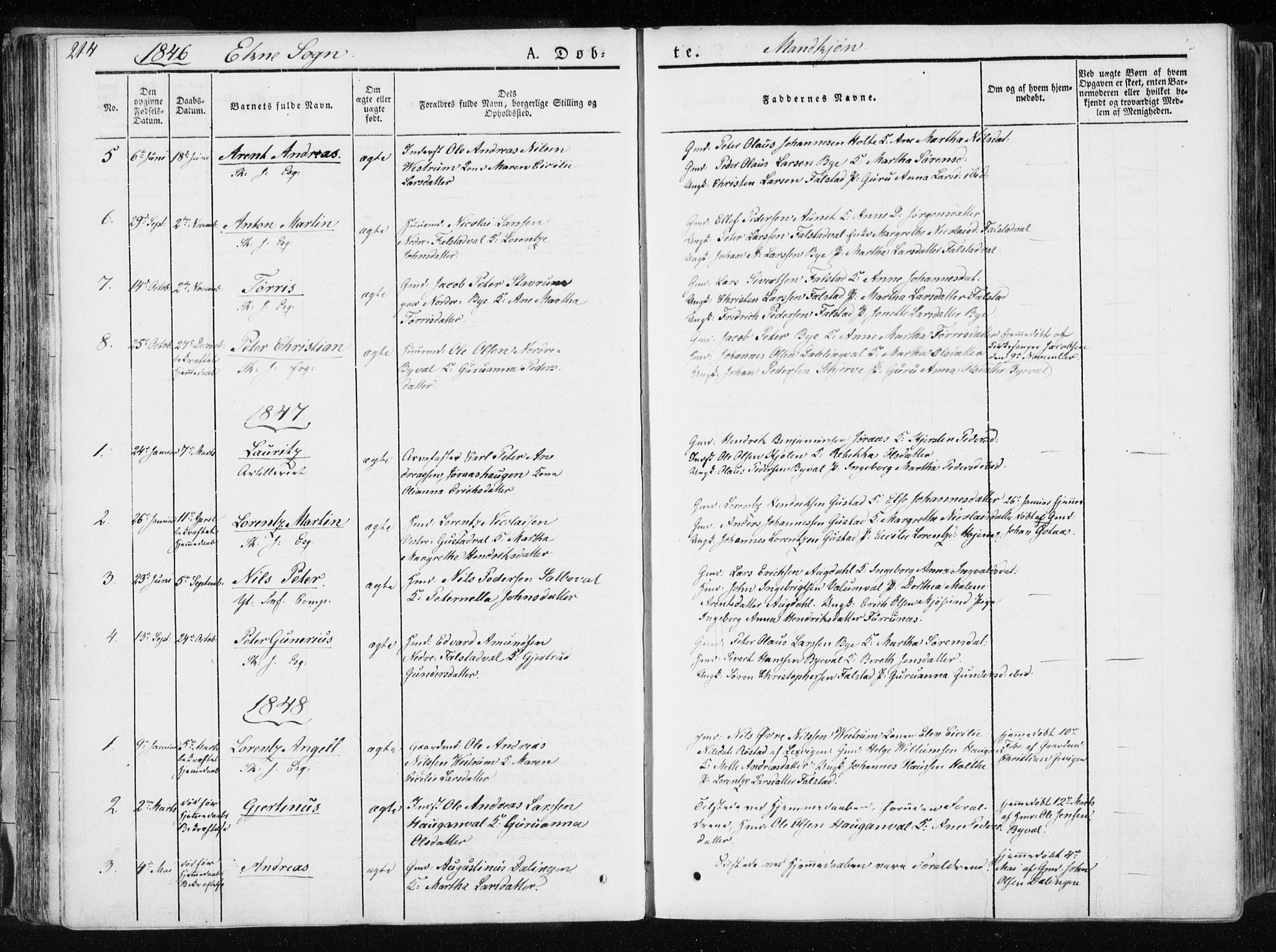 Ministerialprotokoller, klokkerbøker og fødselsregistre - Nord-Trøndelag, SAT/A-1458/717/L0154: Parish register (official) no. 717A06 /2, 1836-1849, p. 214