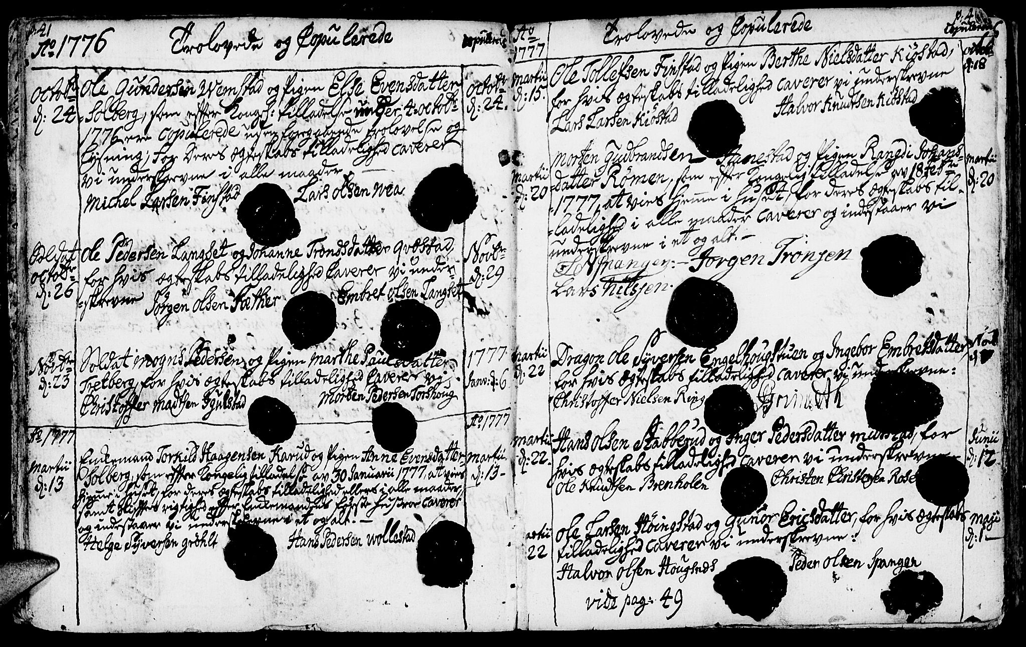 Løten prestekontor, SAH/PREST-022/K/Ka/L0003: Parish register (official) no. 3, 1773-1800, p. 41-42