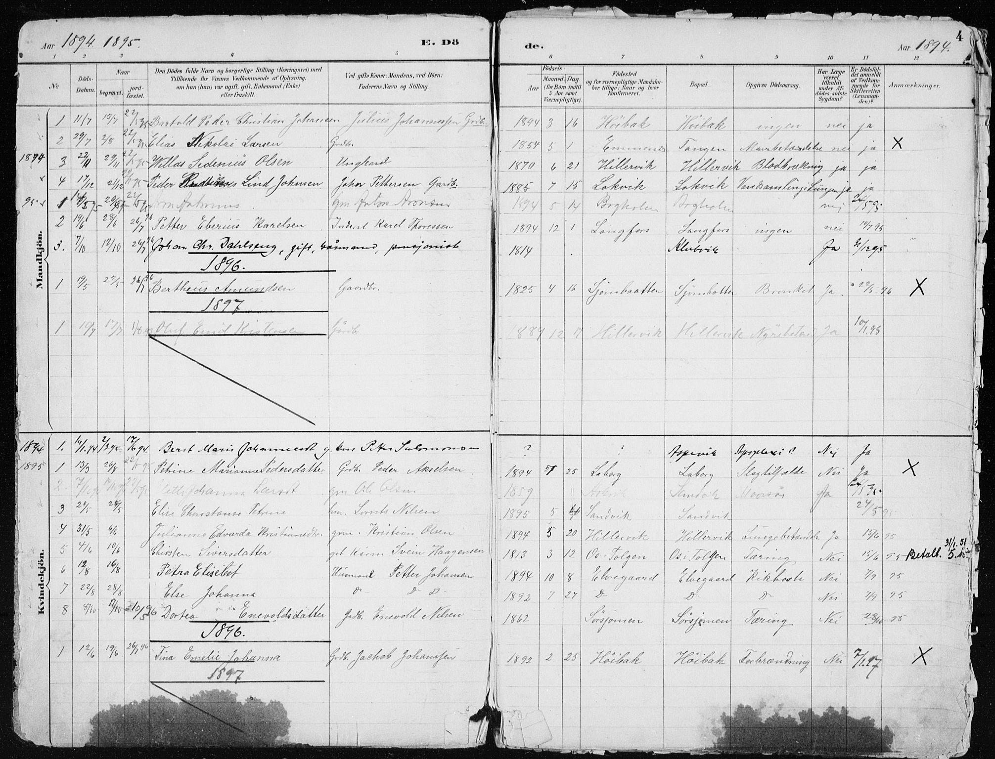 Ministerialprotokoller, klokkerbøker og fødselsregistre - Nordland, AV/SAT-A-1459/867/L0968: Parish register (copy) no. 867C03, 1885-1928, p. 4