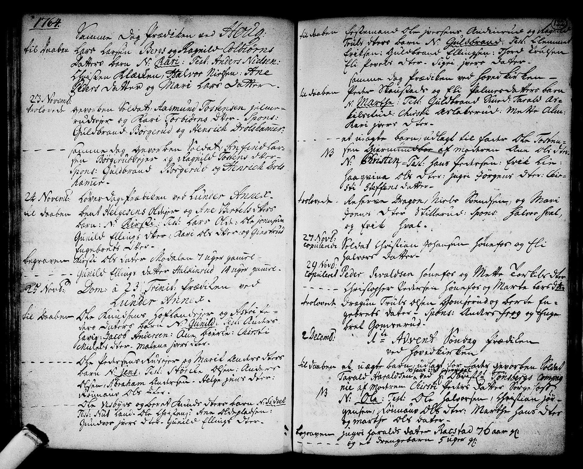 Norderhov kirkebøker, SAKO/A-237/F/Fa/L0004: Parish register (official) no. 4, 1758-1774, p. 122
