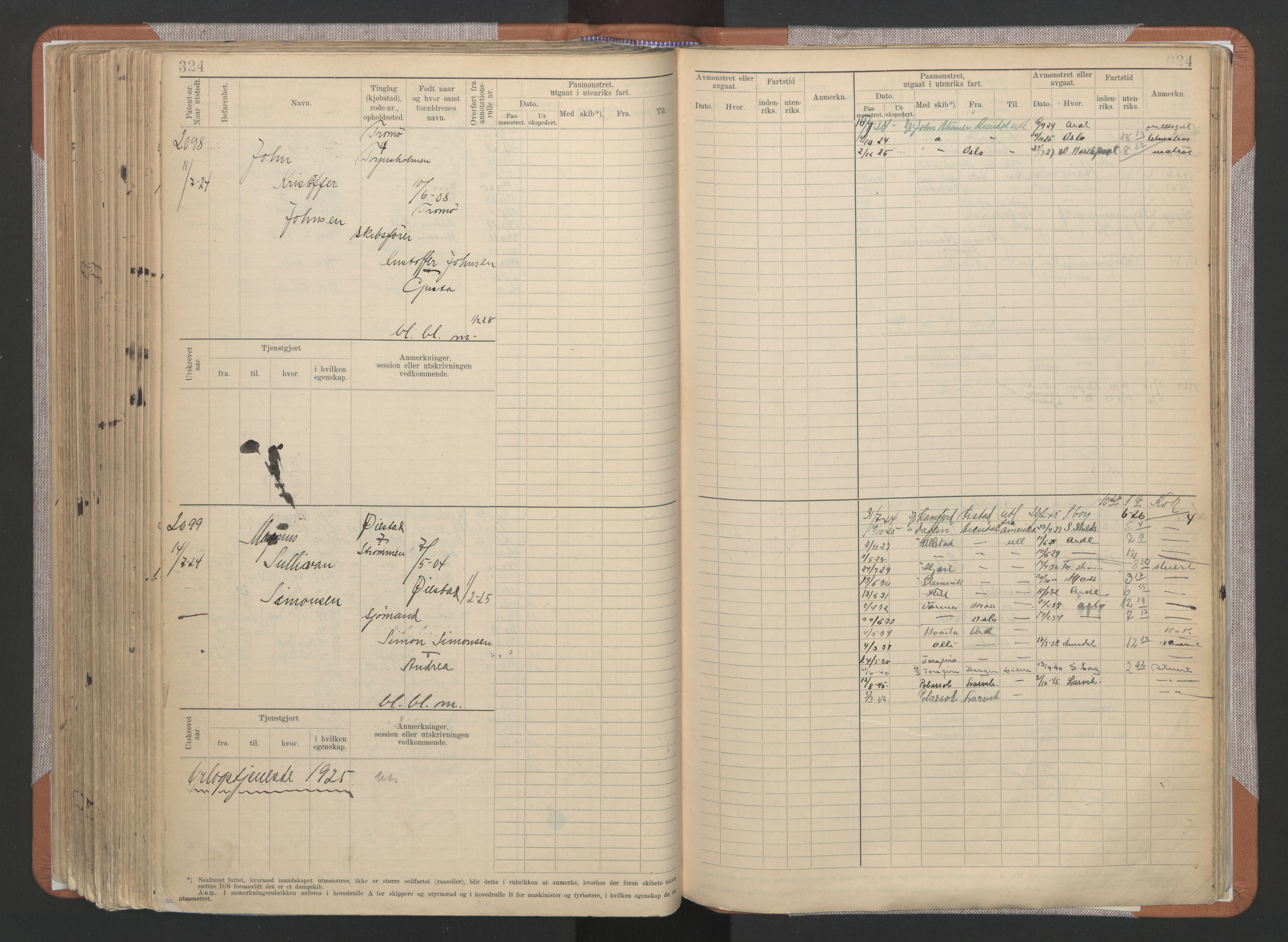 Arendal mønstringskrets, AV/SAK-2031-0012/F/Fb/L0022: Hovedrulle A nr 1466-2242, S-20, 1914-1930, p. 334