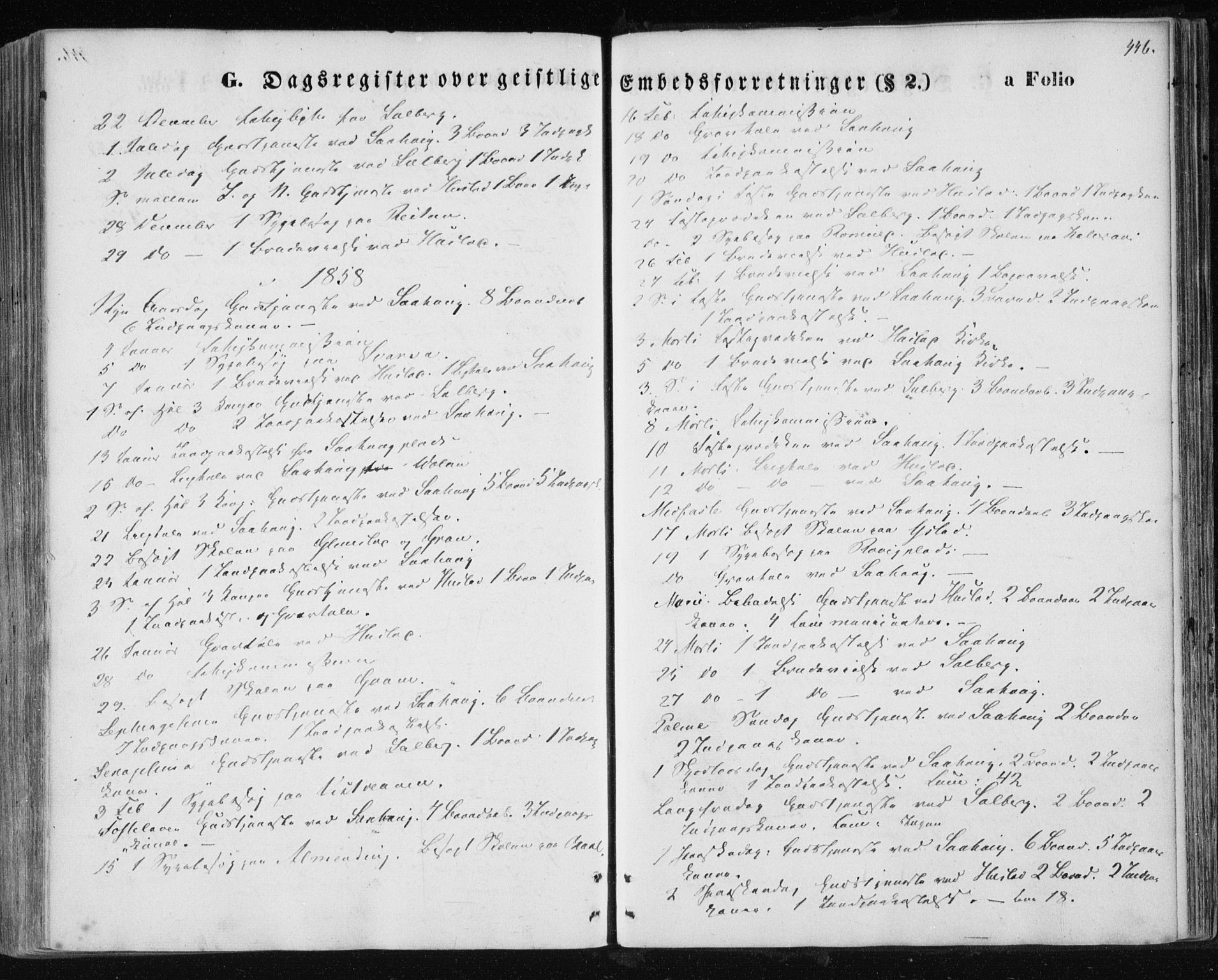 Ministerialprotokoller, klokkerbøker og fødselsregistre - Nord-Trøndelag, SAT/A-1458/730/L0283: Parish register (official) no. 730A08, 1855-1865, p. 446