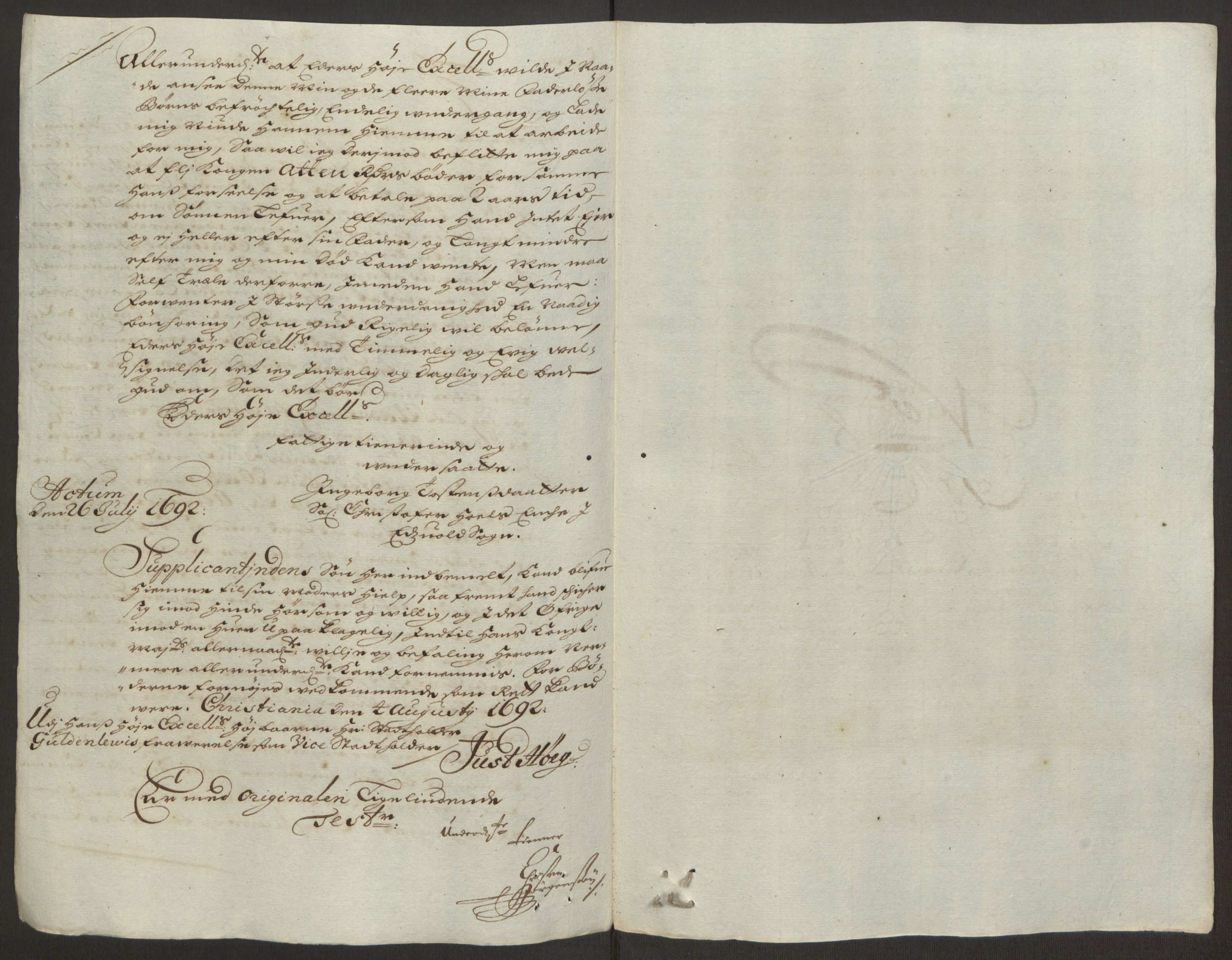 Rentekammeret inntil 1814, Reviderte regnskaper, Fogderegnskap, AV/RA-EA-4092/R12/L0704: Fogderegnskap Øvre Romerike, 1692, p. 74