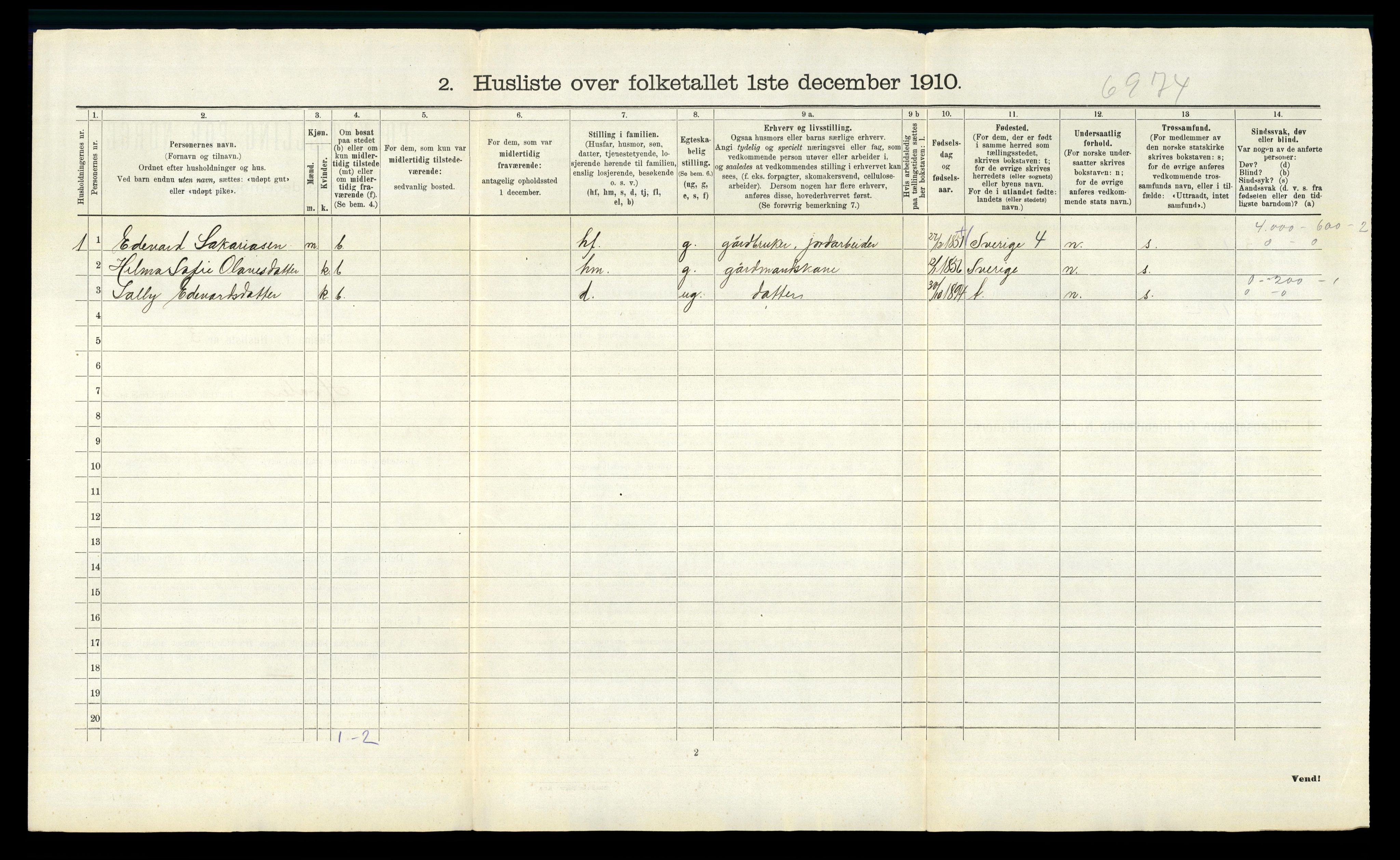 RA, 1910 census for Hvaler, 1910, p. 683