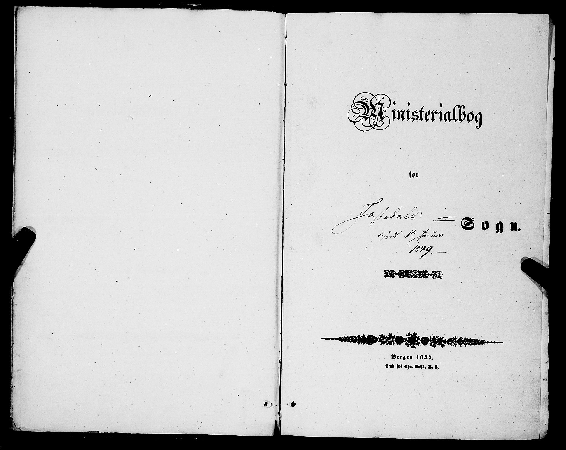 Jostedal sokneprestembete, SAB/A-80601/H/Haa/Haaa/L0005: Parish register (official) no. A 5, 1849-1877