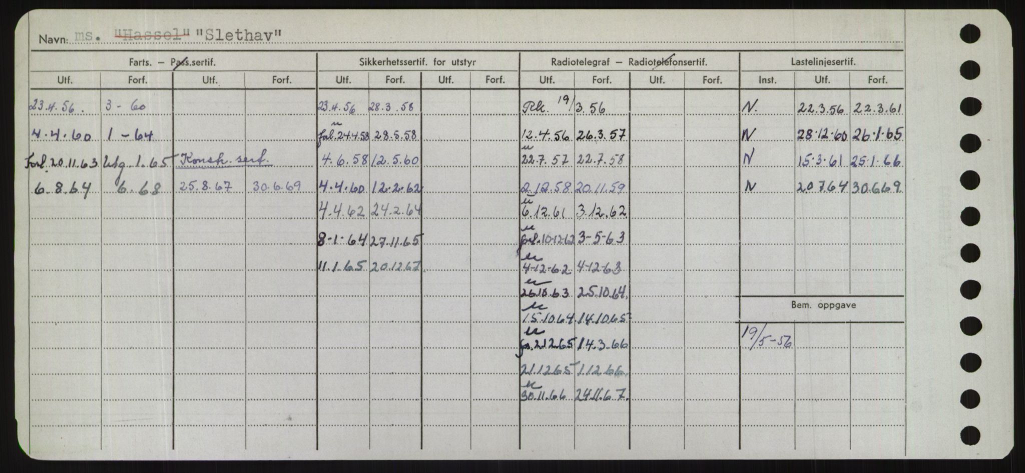 Sjøfartsdirektoratet med forløpere, Skipsmålingen, RA/S-1627/H/Hd/L0034: Fartøy, Sk-Slå, p. 426