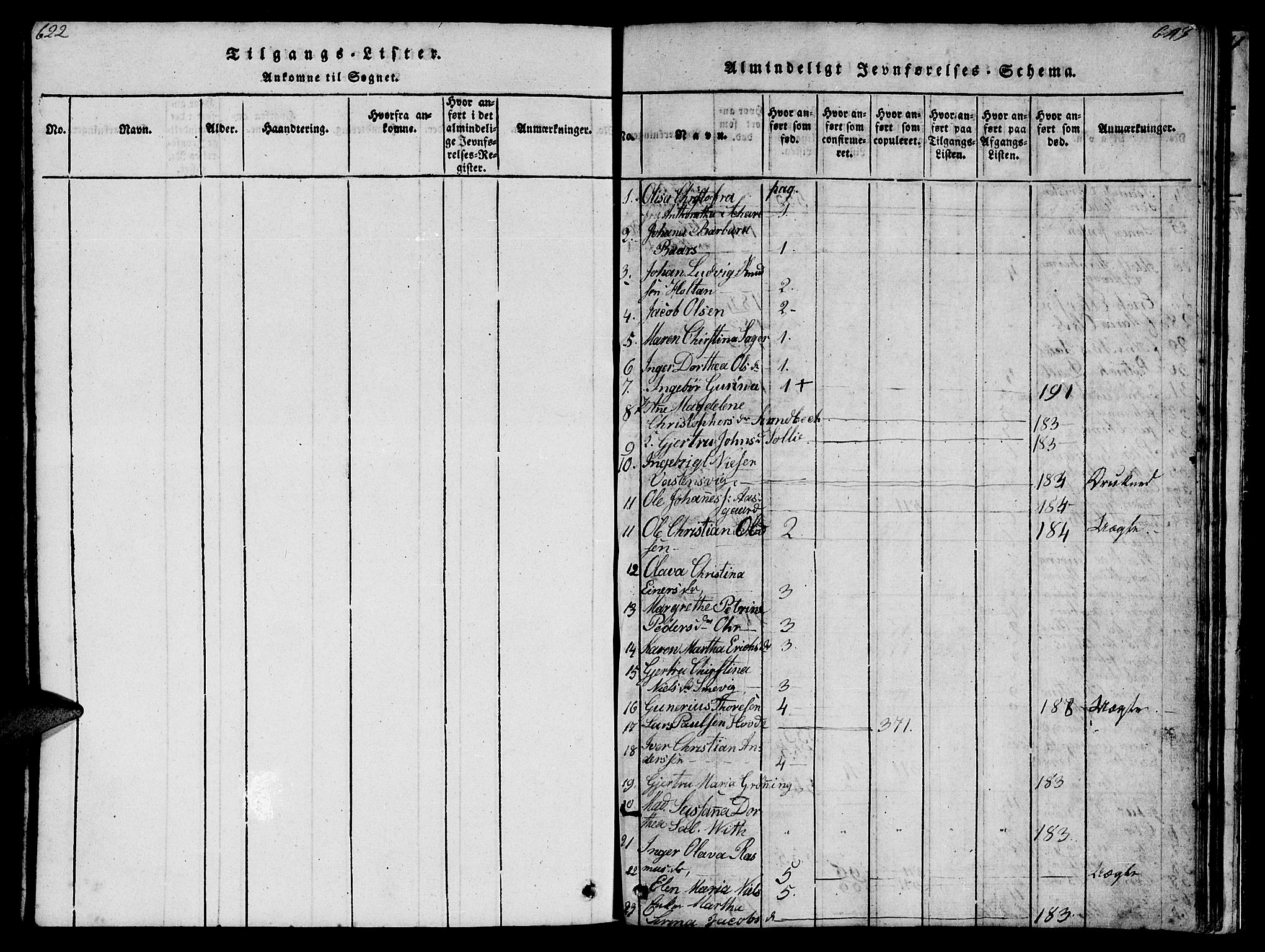 Ministerialprotokoller, klokkerbøker og fødselsregistre - Møre og Romsdal, AV/SAT-A-1454/572/L0856: Parish register (copy) no. 572C01, 1819-1832, p. 642-643