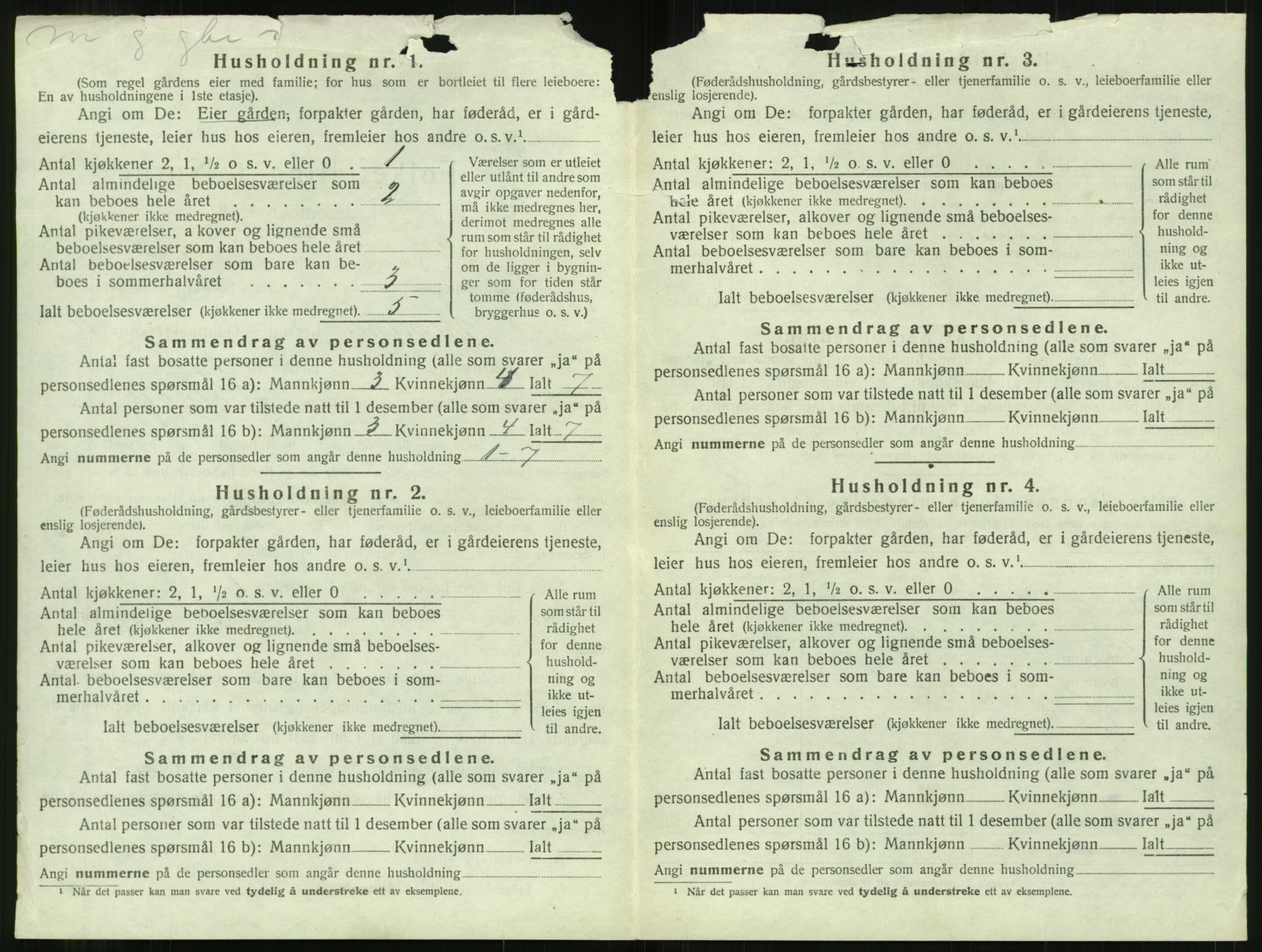 SAT, 1920 census for Bremsnes, 1920, p. 1280