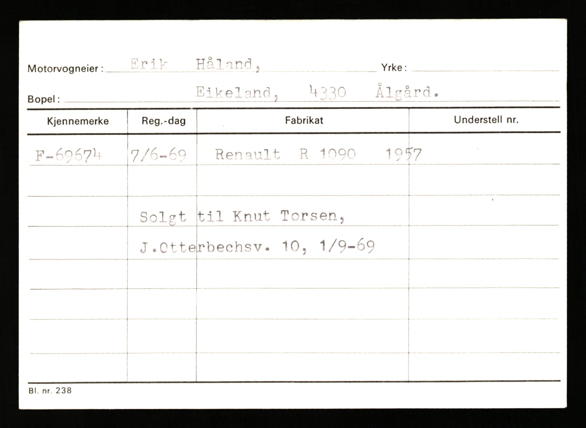 Stavanger trafikkstasjon, AV/SAST-A-101942/0/G/L0008: Registreringsnummer: 67519 - 84533, 1930-1971, p. 235