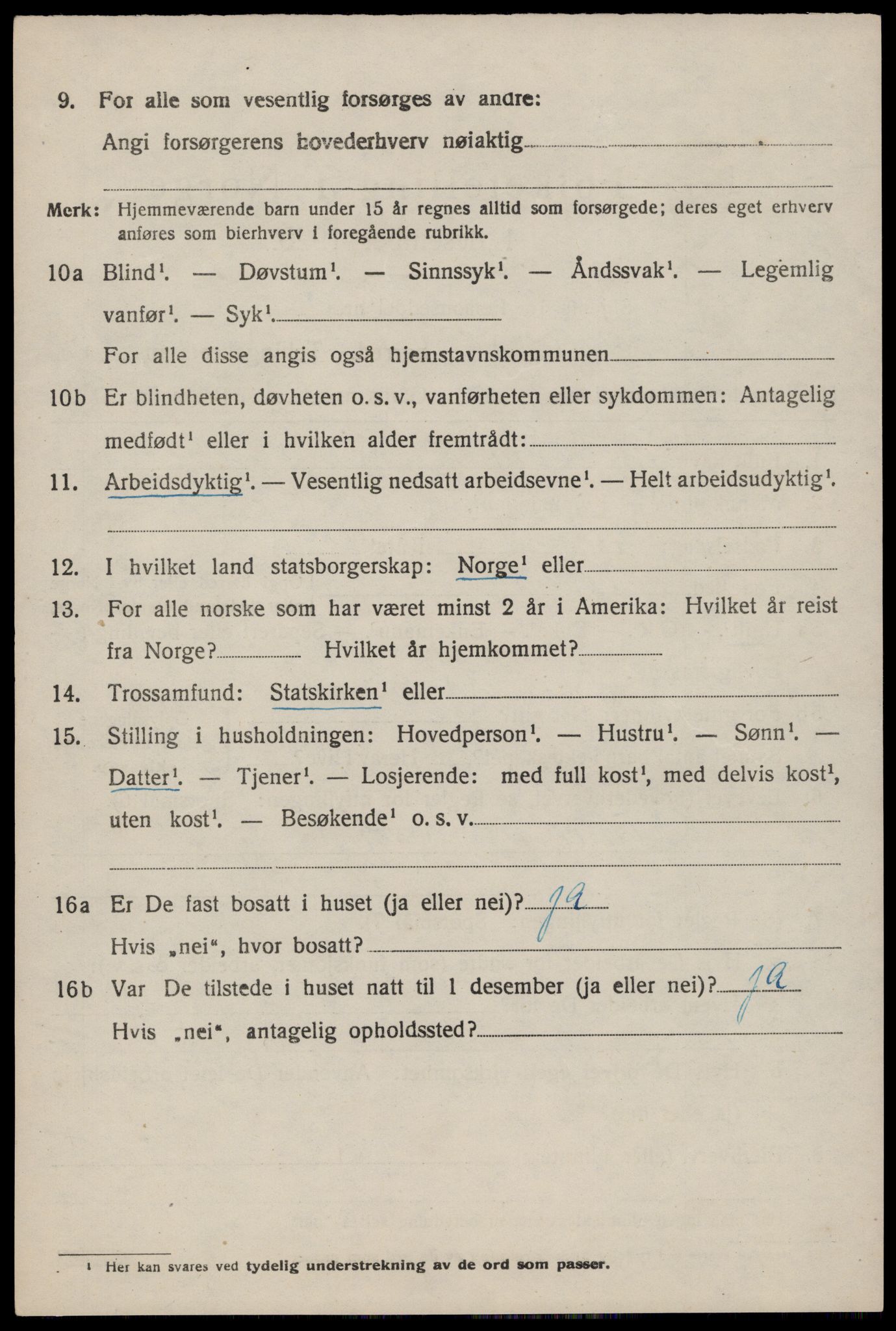 SAST, 1920 census for Vikedal, 1920, p. 3776