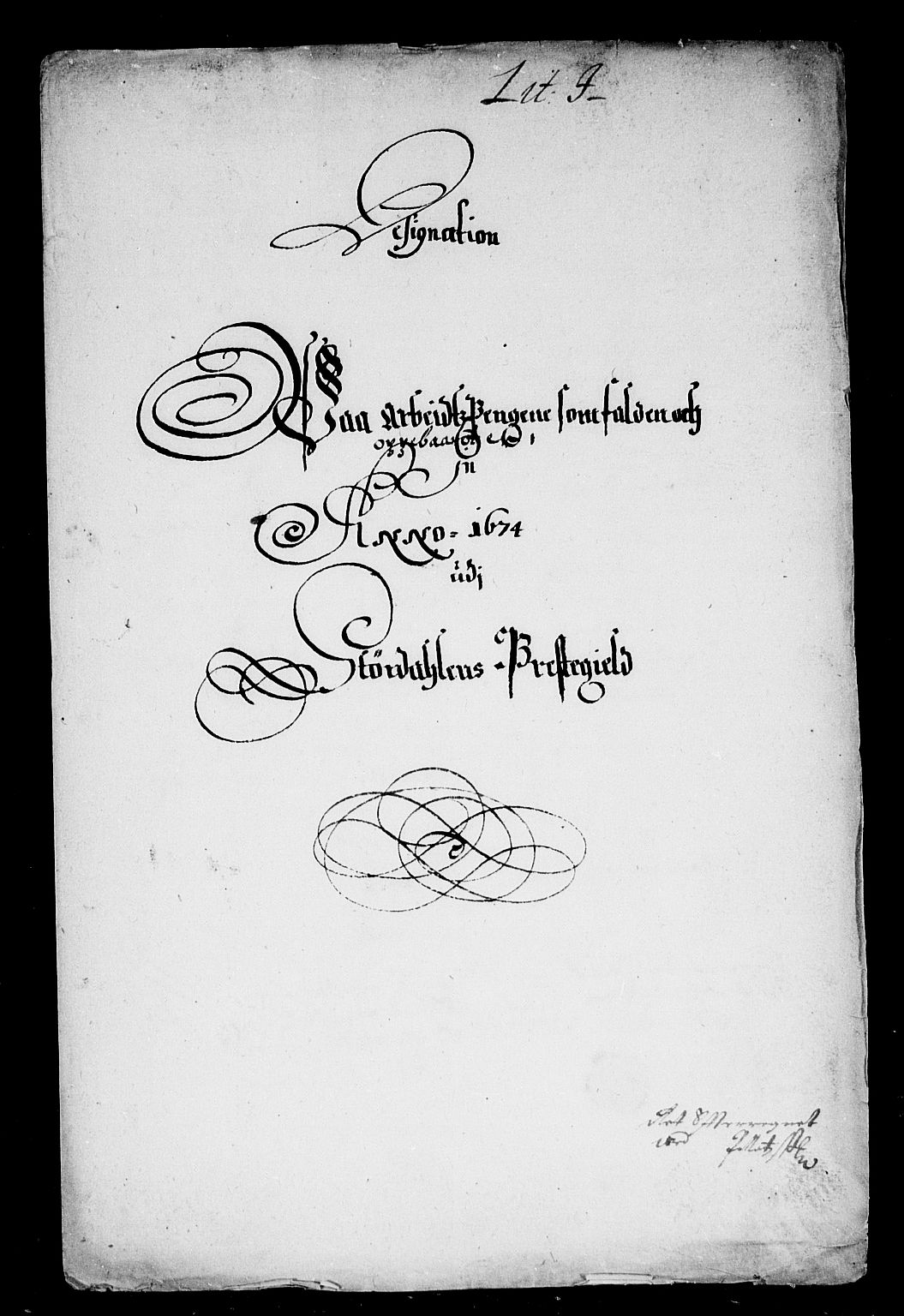 Rentekammeret inntil 1814, Reviderte regnskaper, Stiftamtstueregnskaper, Trondheim stiftamt og Nordland amt, AV/RA-EA-6044/R/Rd/L0040: Trondheim stiftamt, 1670-1674