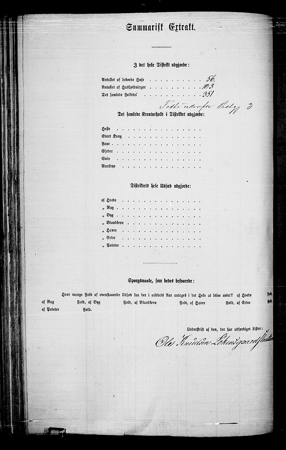 RA, 1865 census for Ål, 1865, p. 104