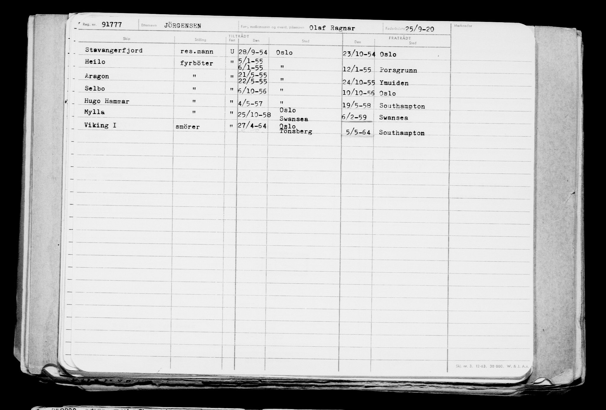 Direktoratet for sjømenn, AV/RA-S-3545/G/Gb/L0185: Hovedkort, 1920, p. 670