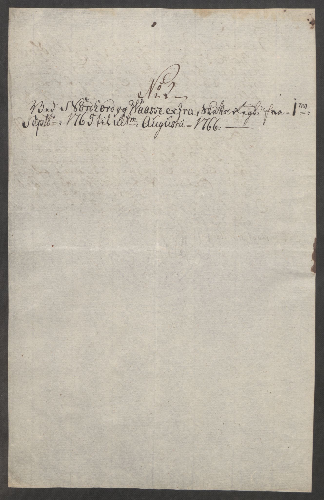 Rentekammeret inntil 1814, Reviderte regnskaper, Fogderegnskap, AV/RA-EA-4092/R51/L3303: Ekstraskatten Nordhordland og Voss, 1762-1772, p. 131