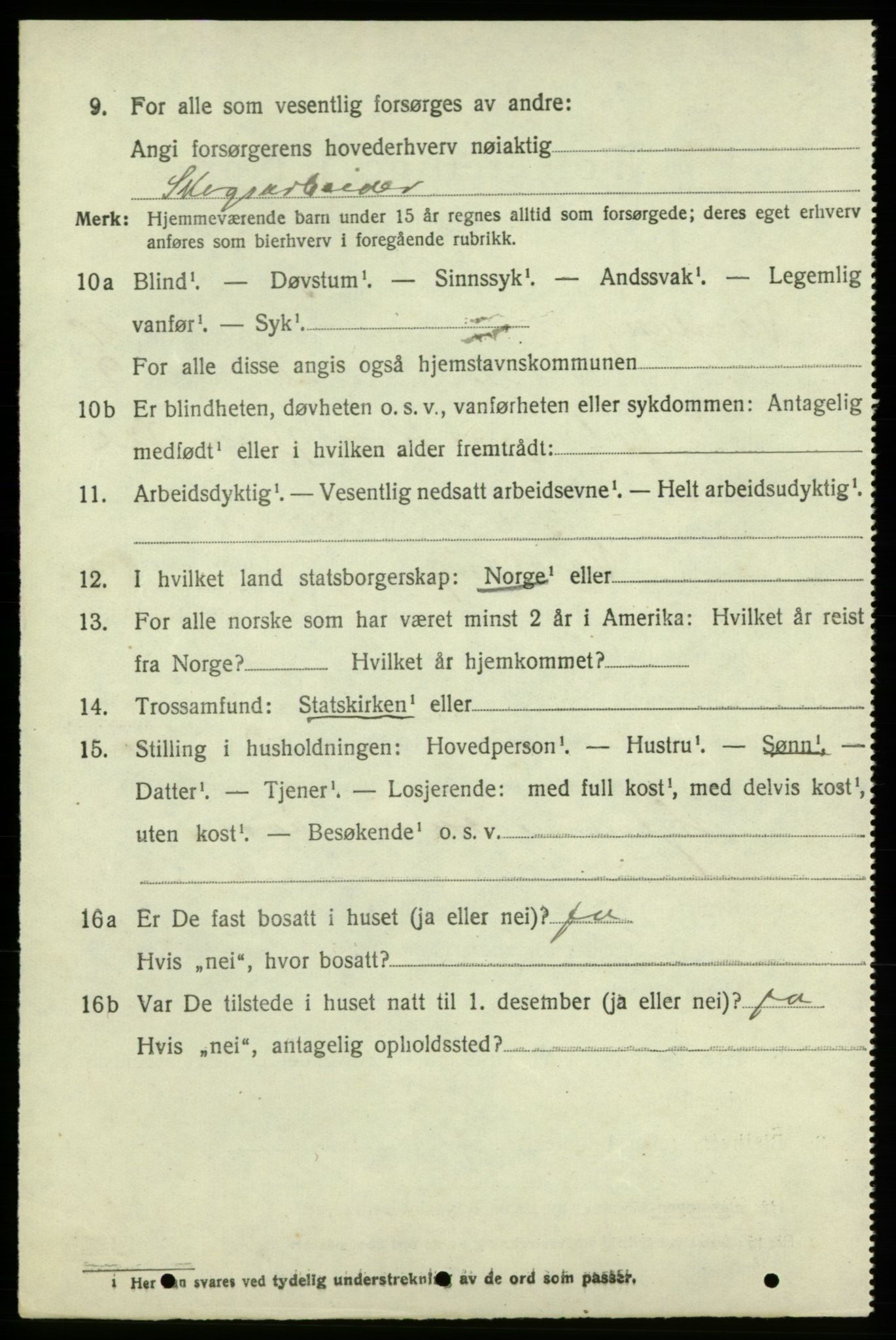 SAB, 1920 census for Varaldsøy, 1920, p. 1780