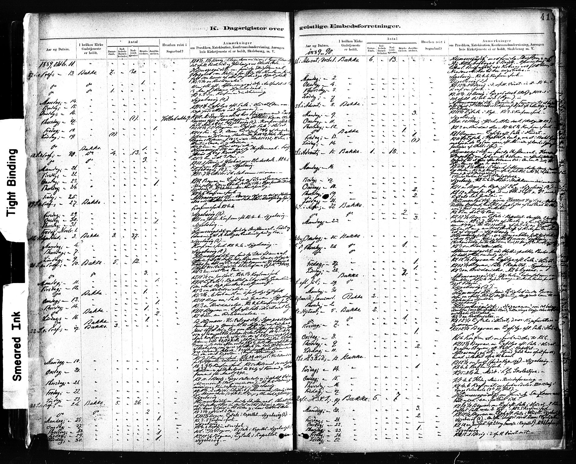 Ministerialprotokoller, klokkerbøker og fødselsregistre - Sør-Trøndelag, SAT/A-1456/604/L0189: Parish register (official) no. 604A10, 1878-1892, p. 415