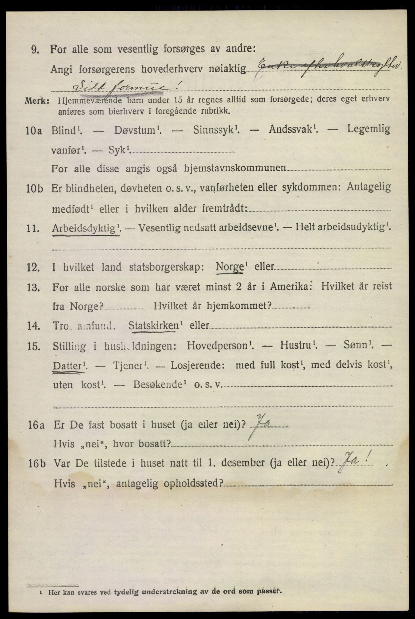 SAKO, 1920 census for Nøtterøy, 1920, p. 10416