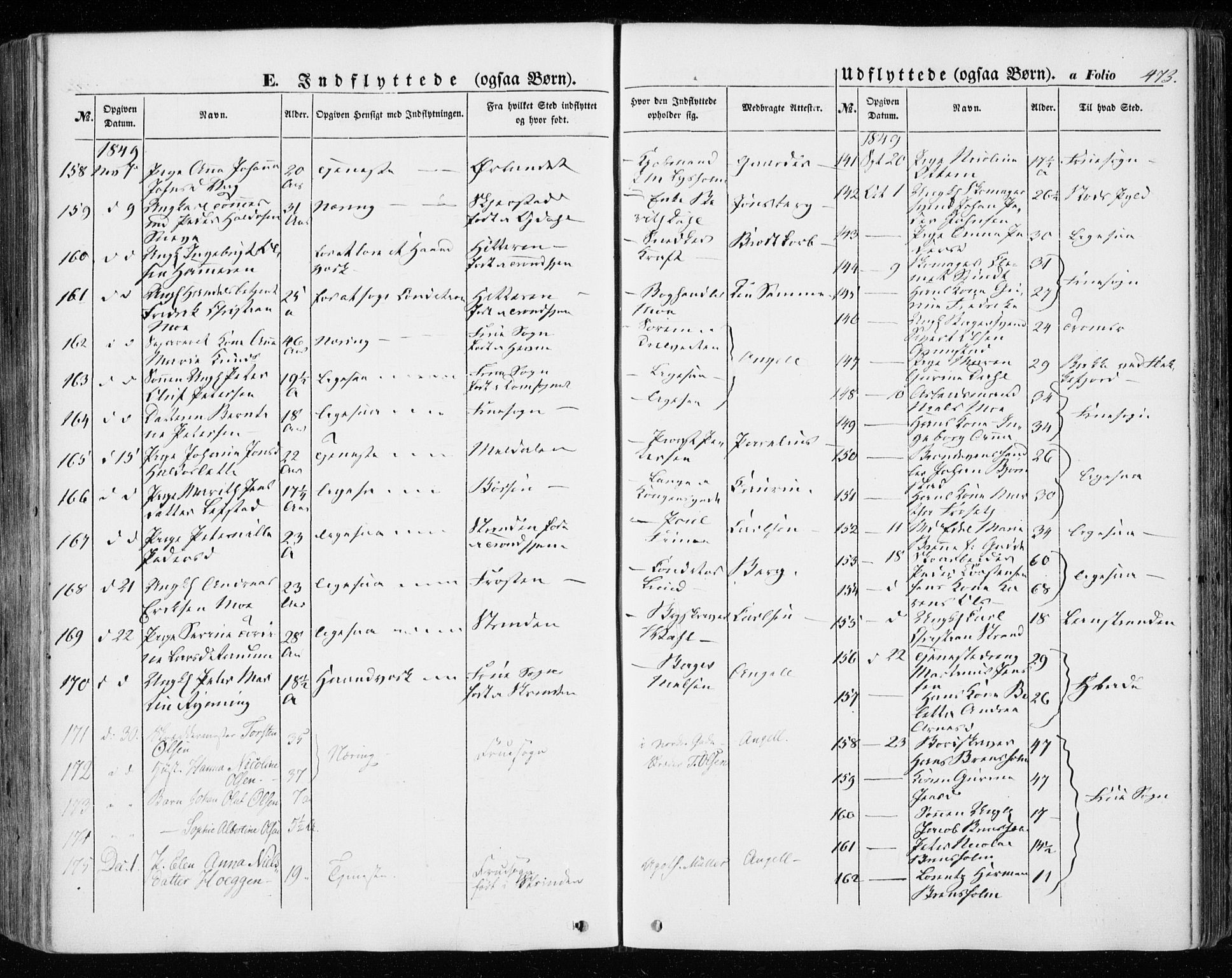 Ministerialprotokoller, klokkerbøker og fødselsregistre - Sør-Trøndelag, SAT/A-1456/601/L0051: Parish register (official) no. 601A19, 1848-1857, p. 473