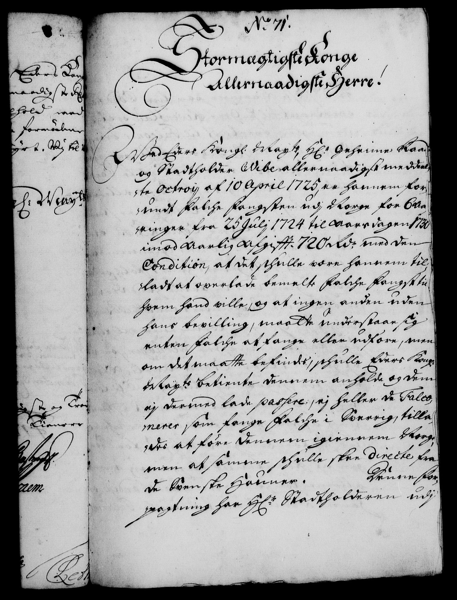 Rentekammeret, Kammerkanselliet, RA/EA-3111/G/Gf/Gfa/L0011: Norsk relasjons- og resolusjonsprotokoll (merket RK 52.11), 1728, p. 553