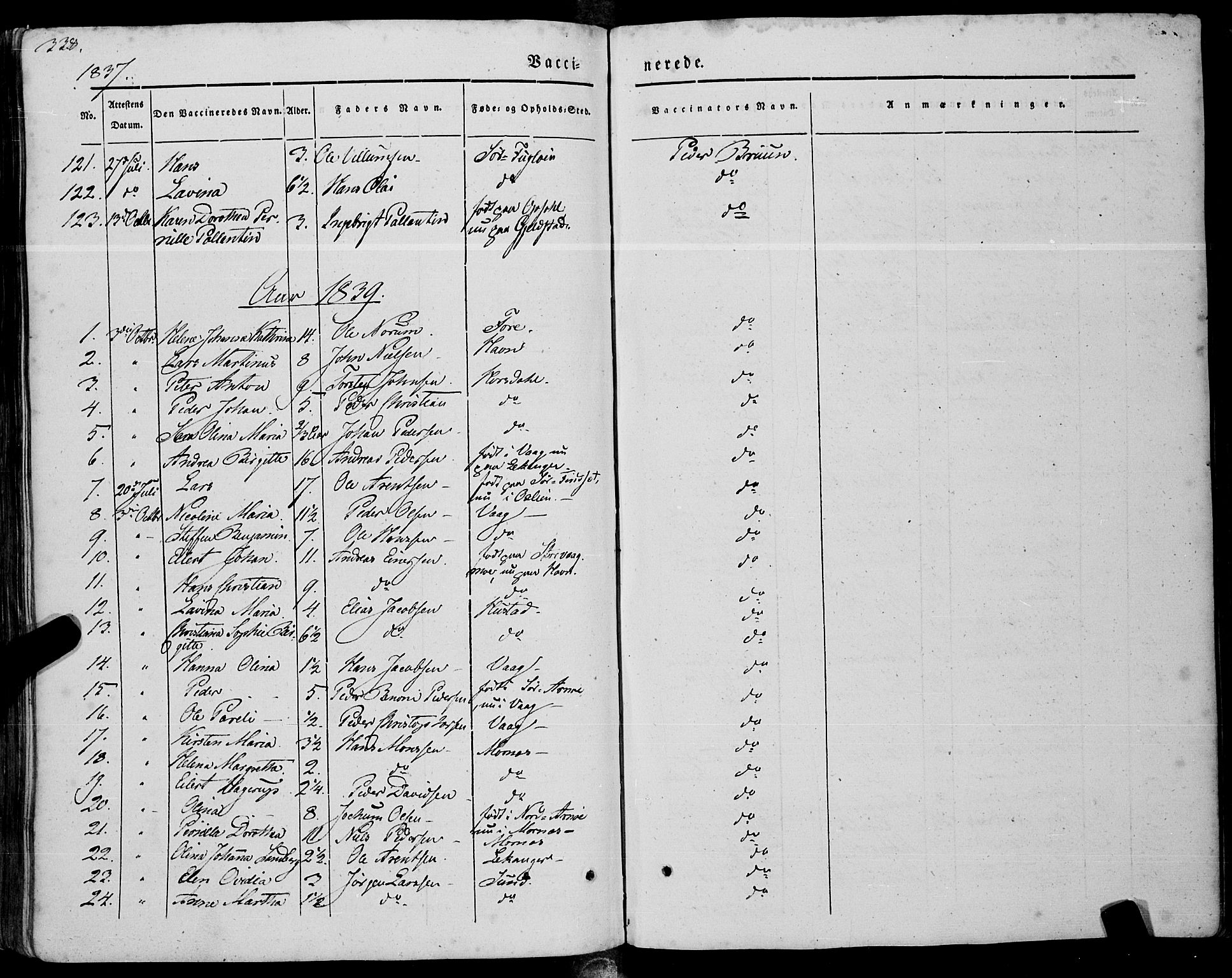 Ministerialprotokoller, klokkerbøker og fødselsregistre - Nordland, SAT/A-1459/805/L0097: Parish register (official) no. 805A04, 1837-1861, p. 338