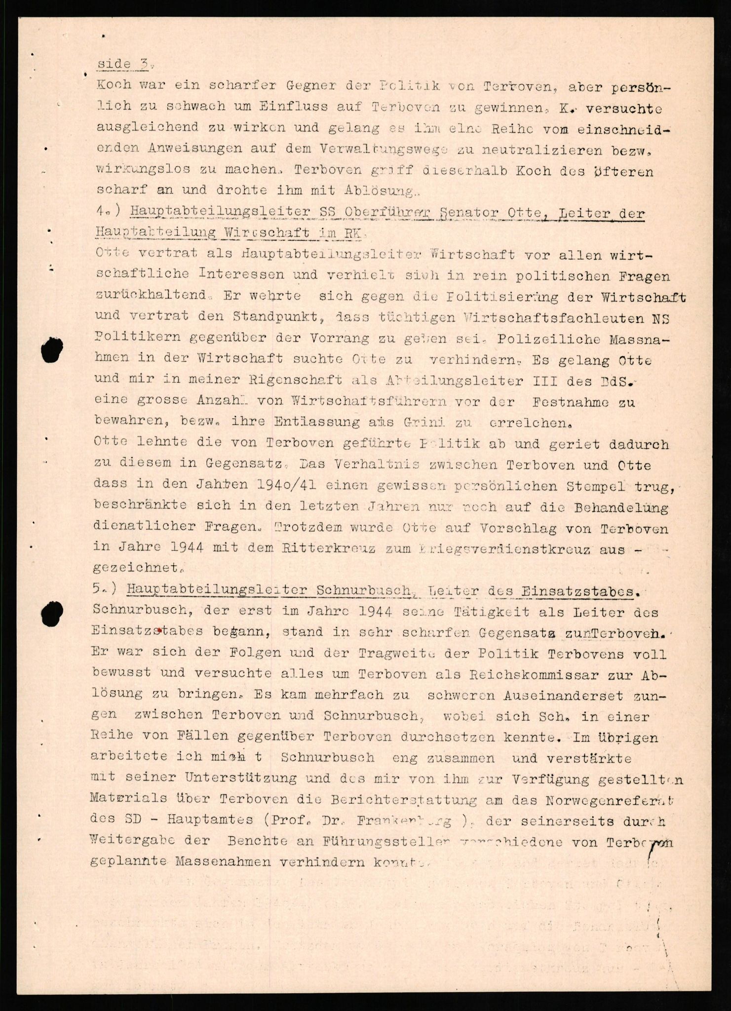 Forsvaret, Forsvarets overkommando II, AV/RA-RAFA-3915/D/Db/L0024: CI Questionaires. Tyske okkupasjonsstyrker i Norge. Tyskere., 1945-1946, p. 330