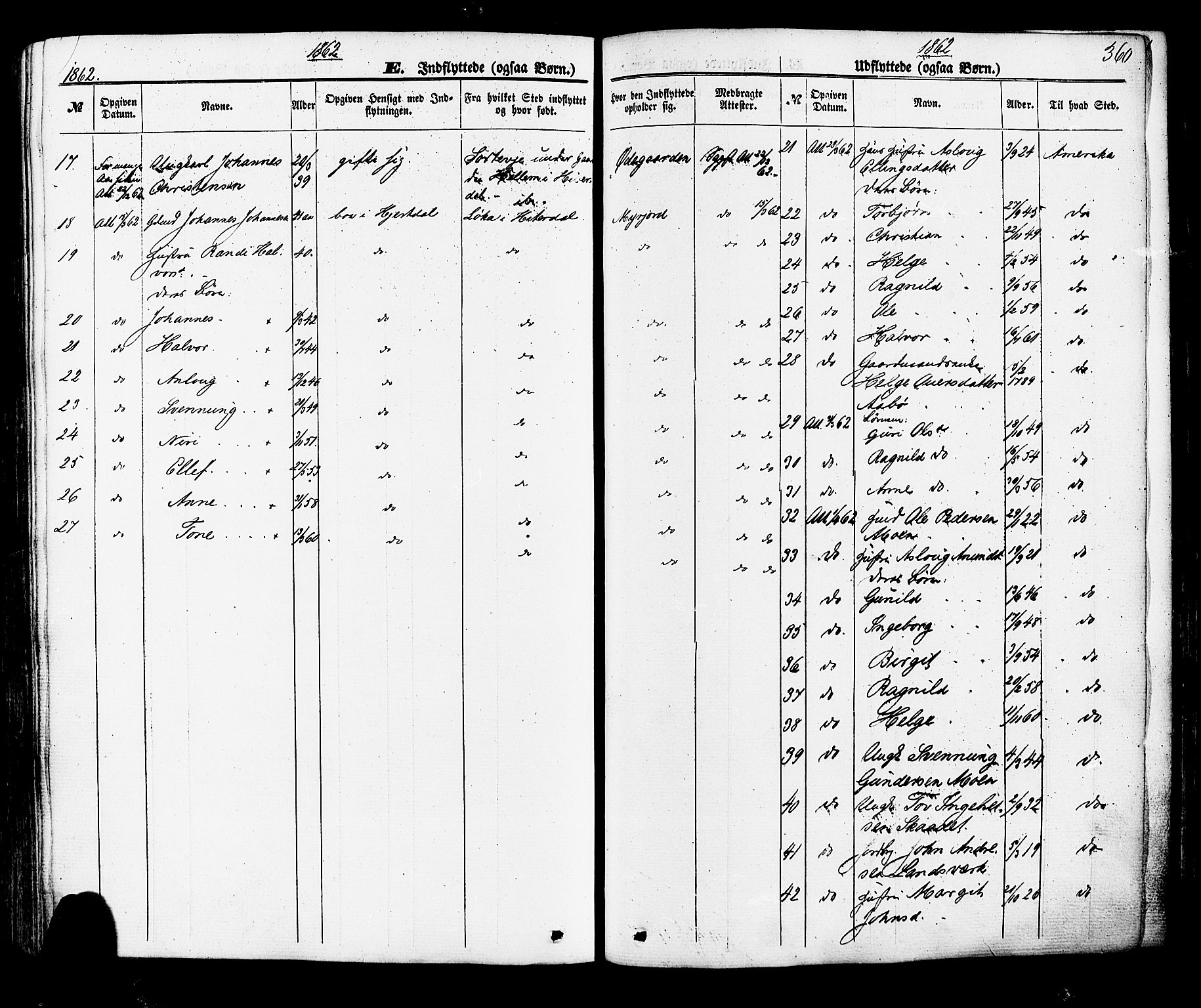 Hjartdal kirkebøker, SAKO/A-270/F/Fa/L0009: Parish register (official) no. I 9, 1860-1879, p. 360